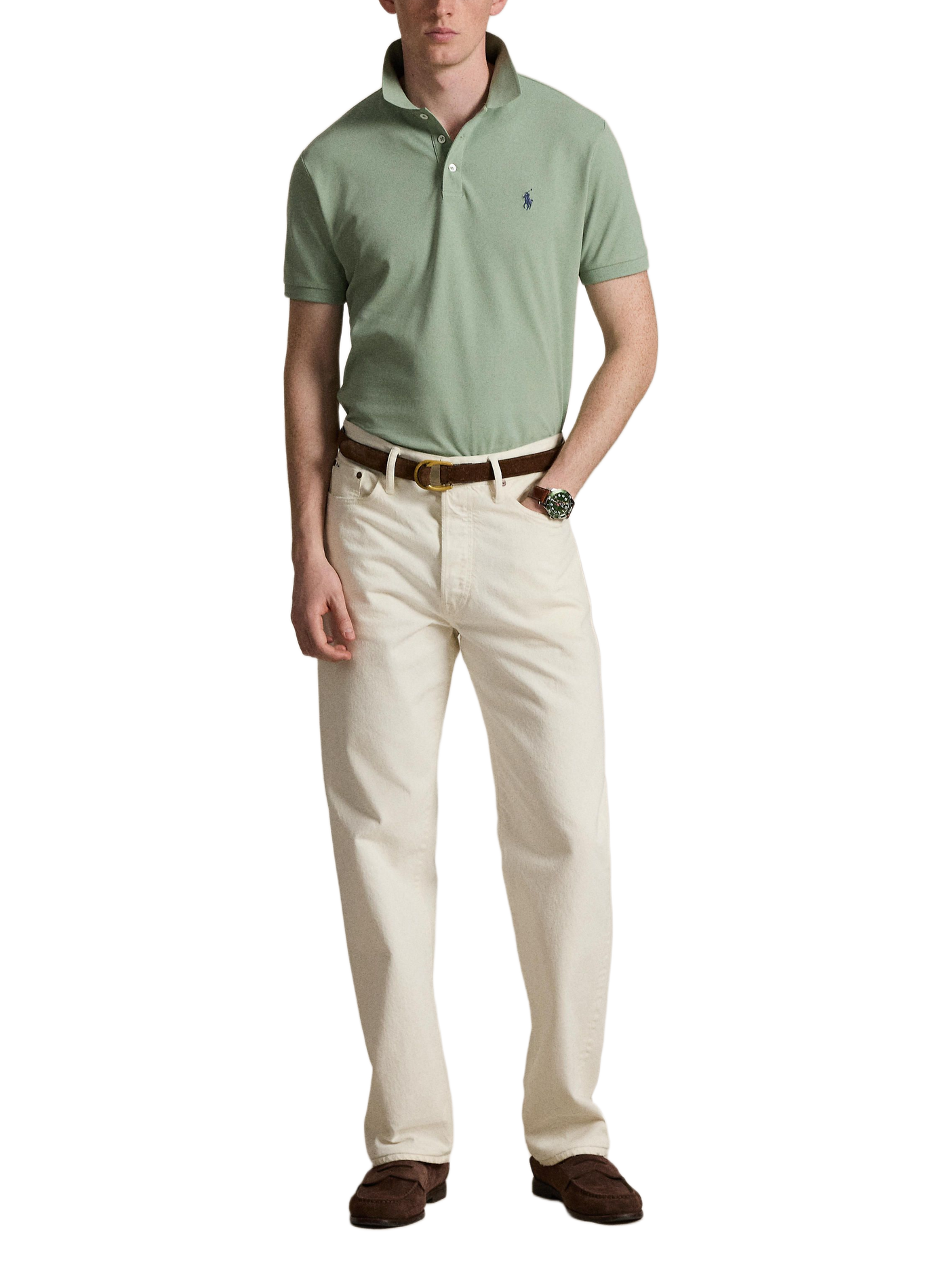 Polo shirt with logo POLO RALPH LAUREN Green