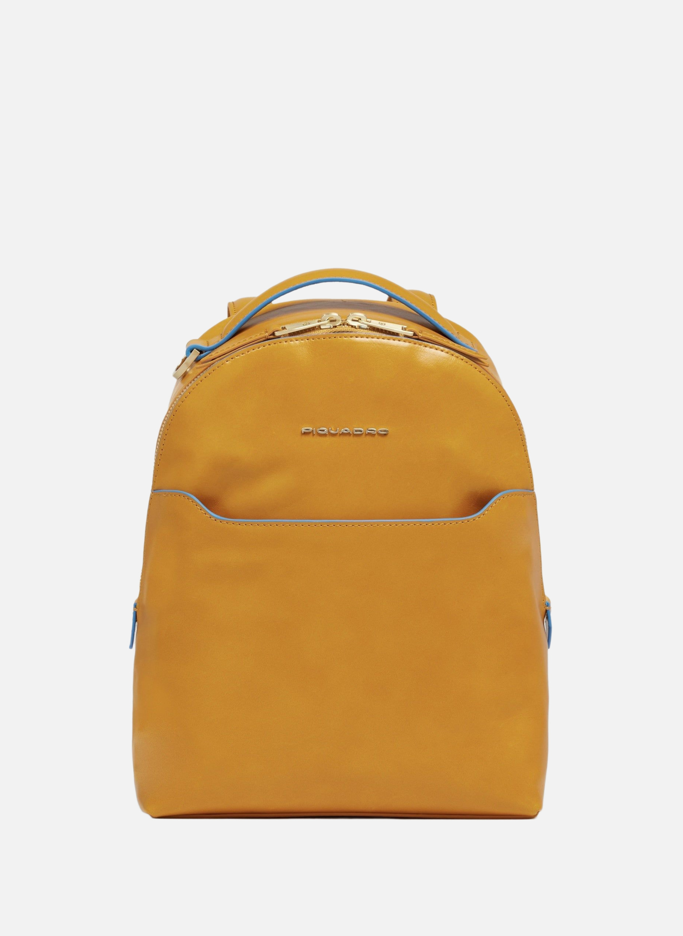 Kleine damesrugzak PIQUADRO Geel