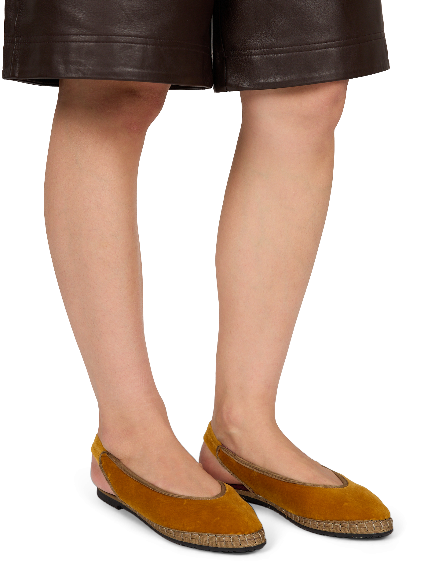 Sling-back linen FLABELUS Beige