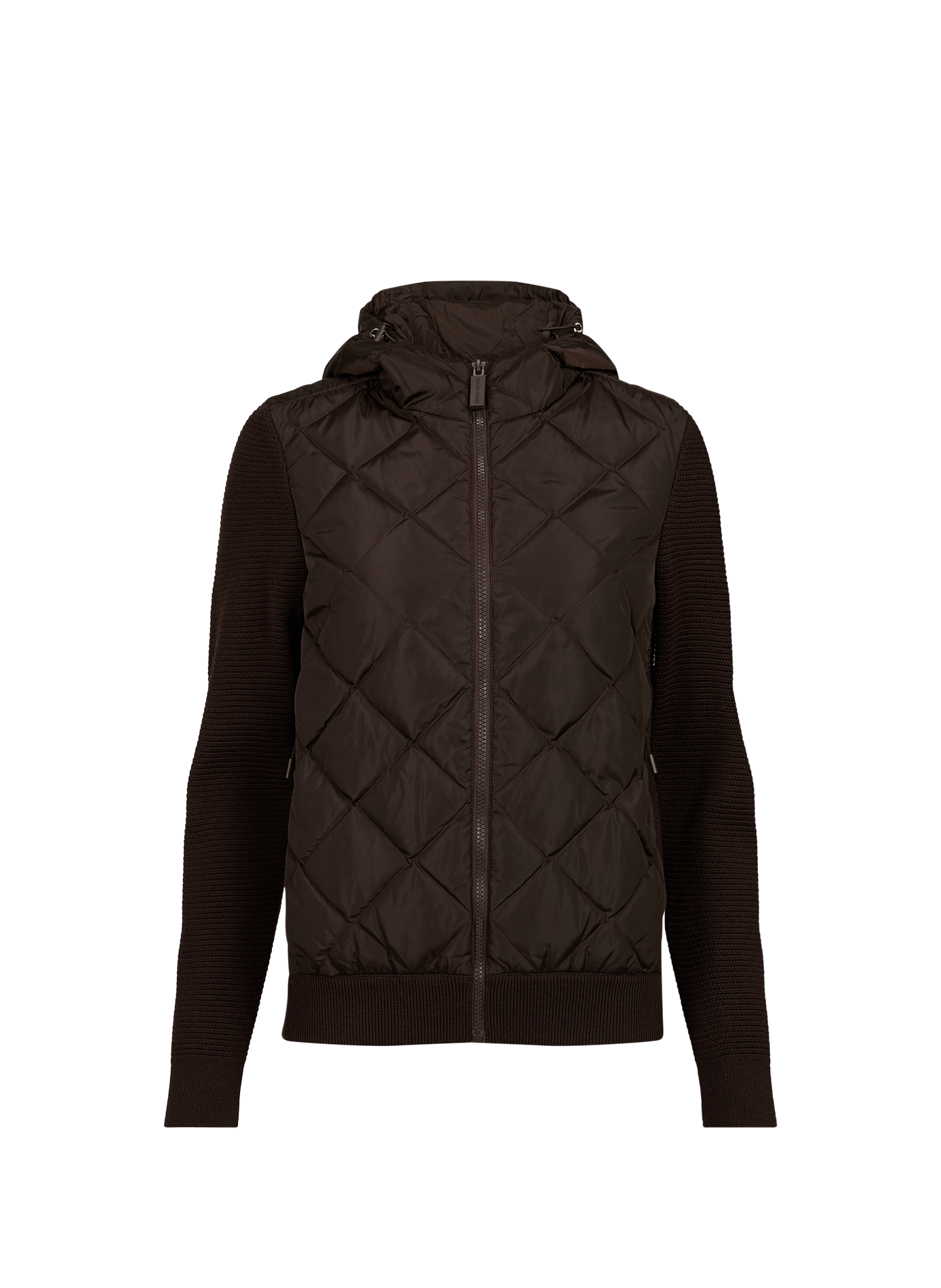 Veste bi-matière en laine CANADA GOOSE Marron