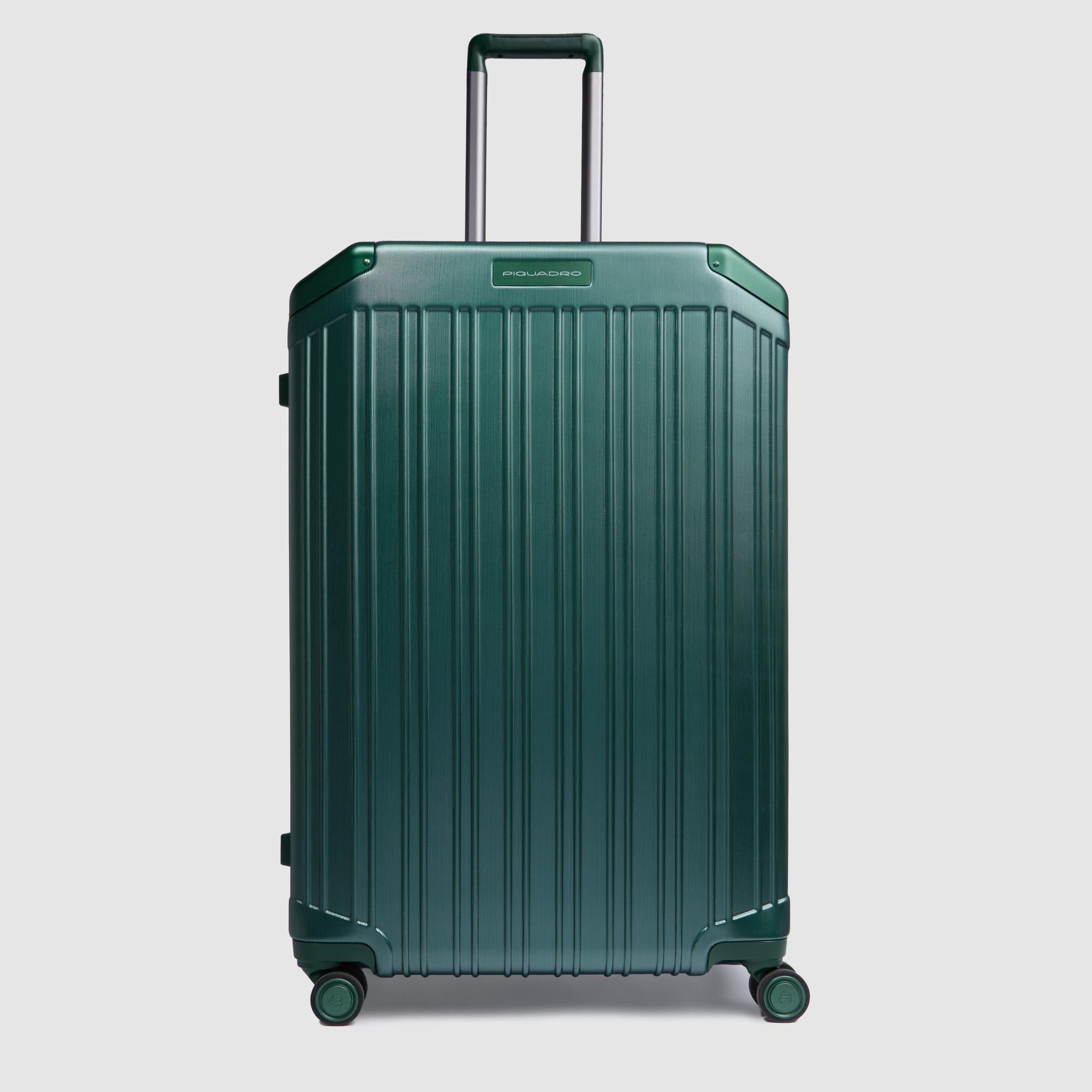Grote koffer met 4 wielen PIQUADRO Groen