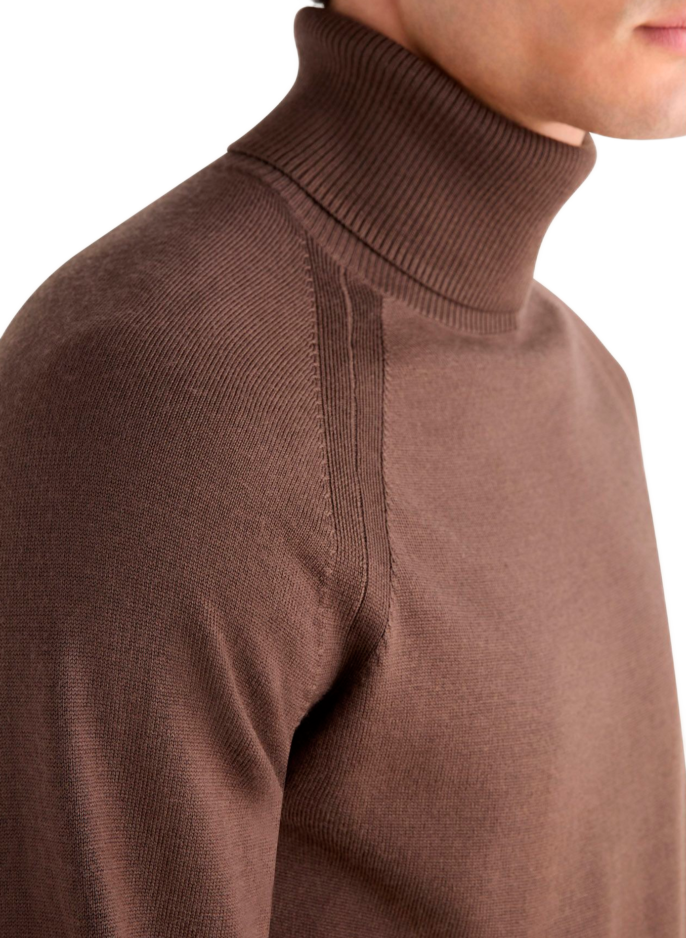 Jersey de cuello alto de lana DOCKERS Marrón
