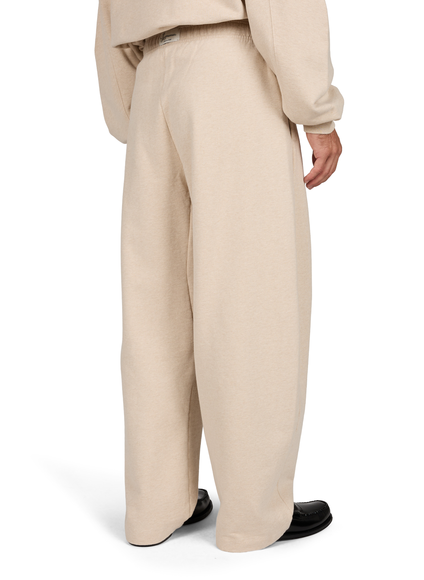 Effen ruimvallende Montaigne-joggingbroek JACQUEMUS Beige