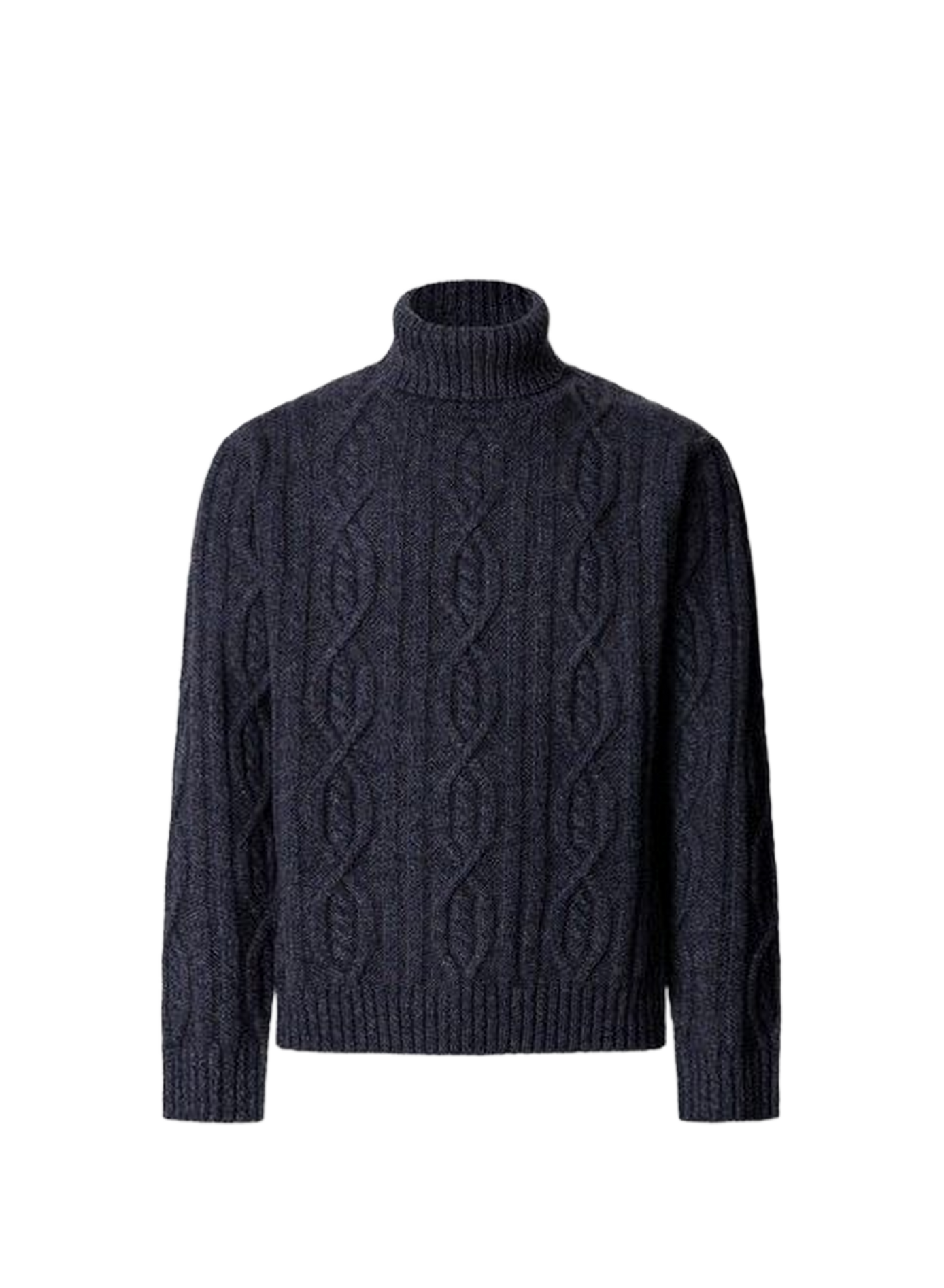 Wool high-neck jumper FACONNABLE Blue