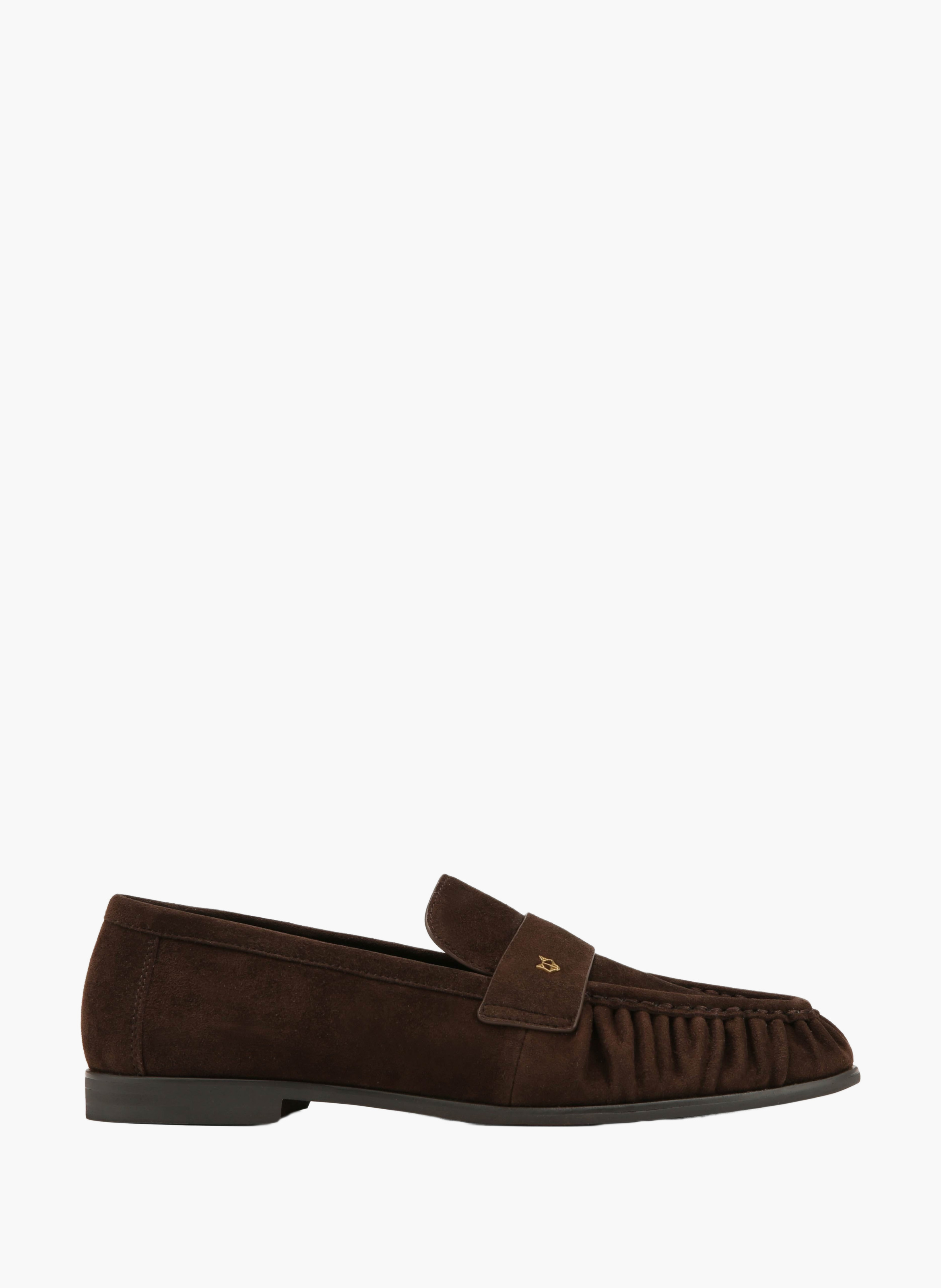 Love mocassins van suède NAKED WOLFE Bruin