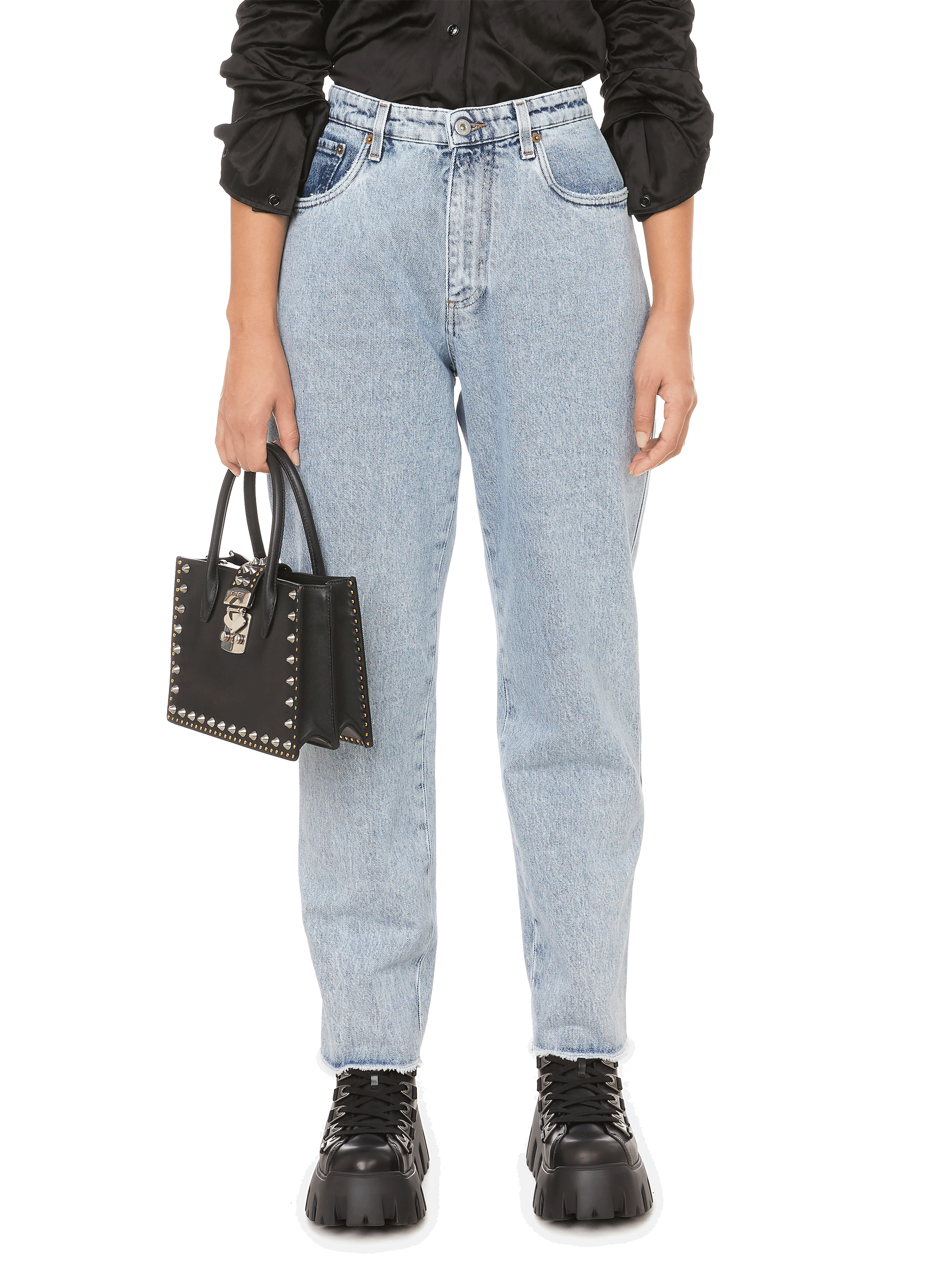 Straight-cut jeans  MIU MIU Blue