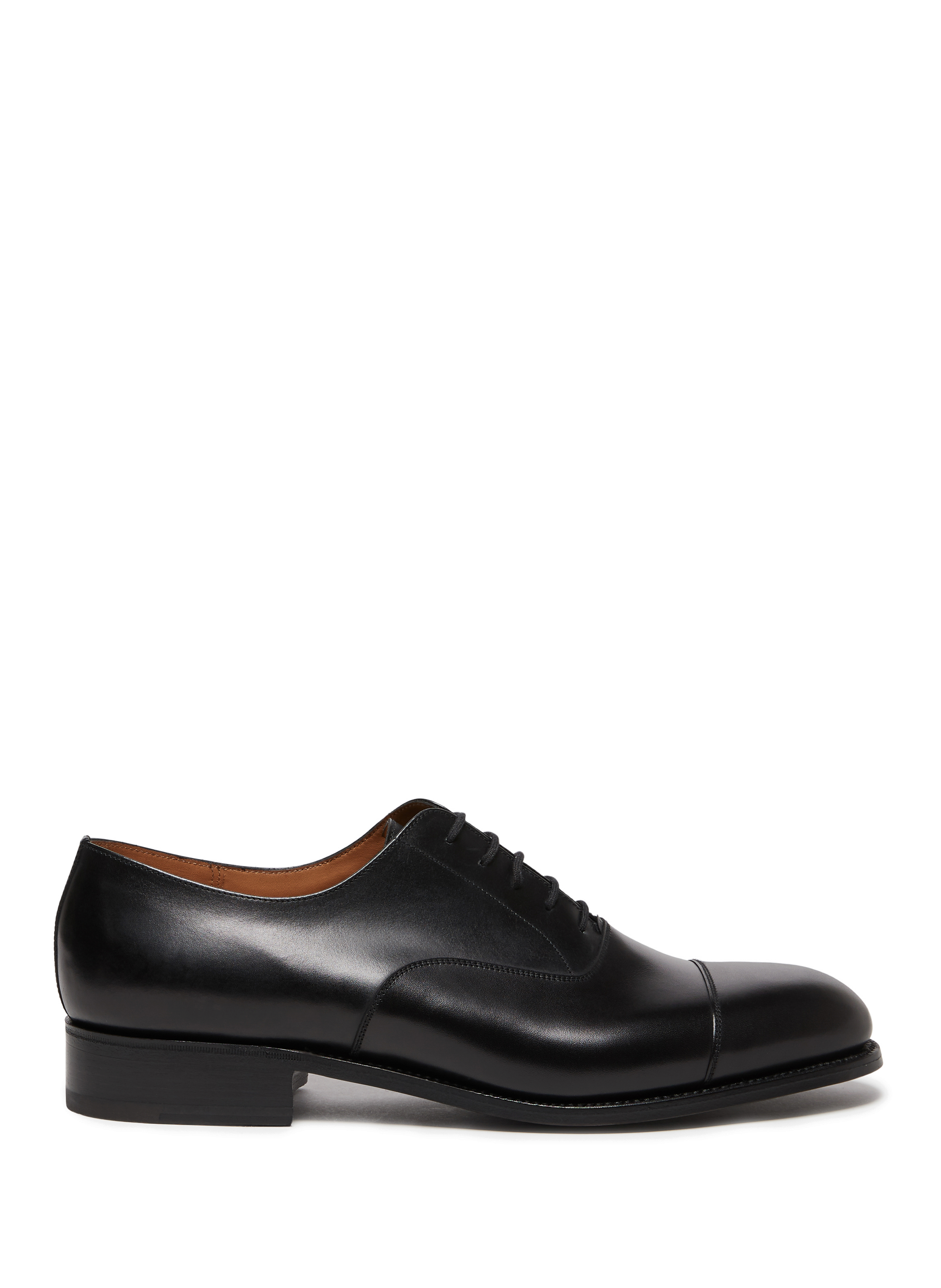 J.M. WESTON E Derbies in calfskin leather Black