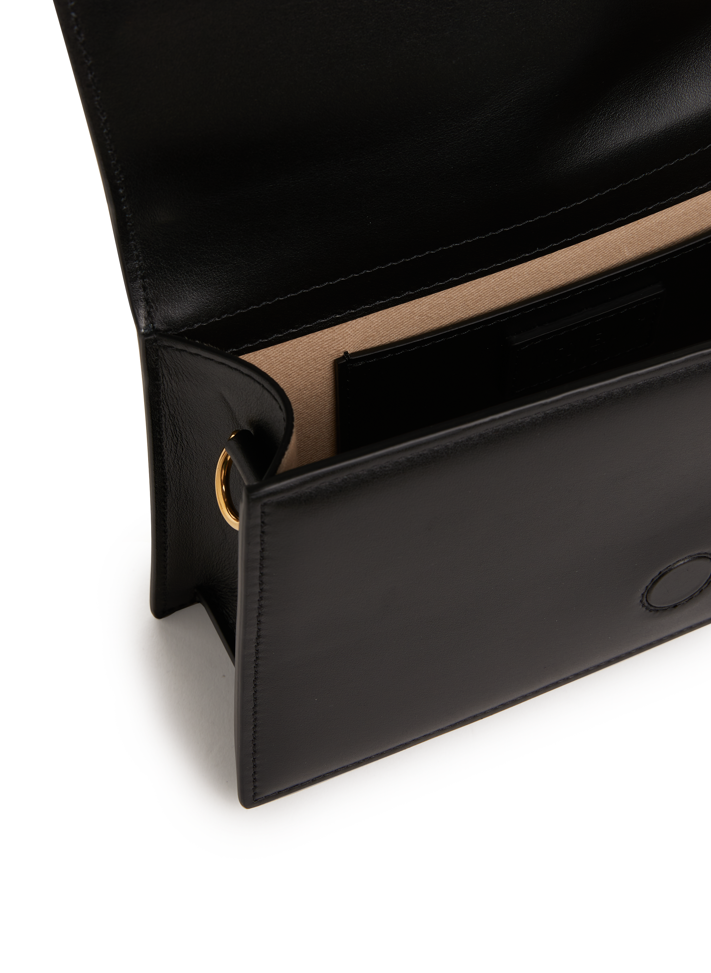 Le Bambino large leather handbag JACQUEMUS Black