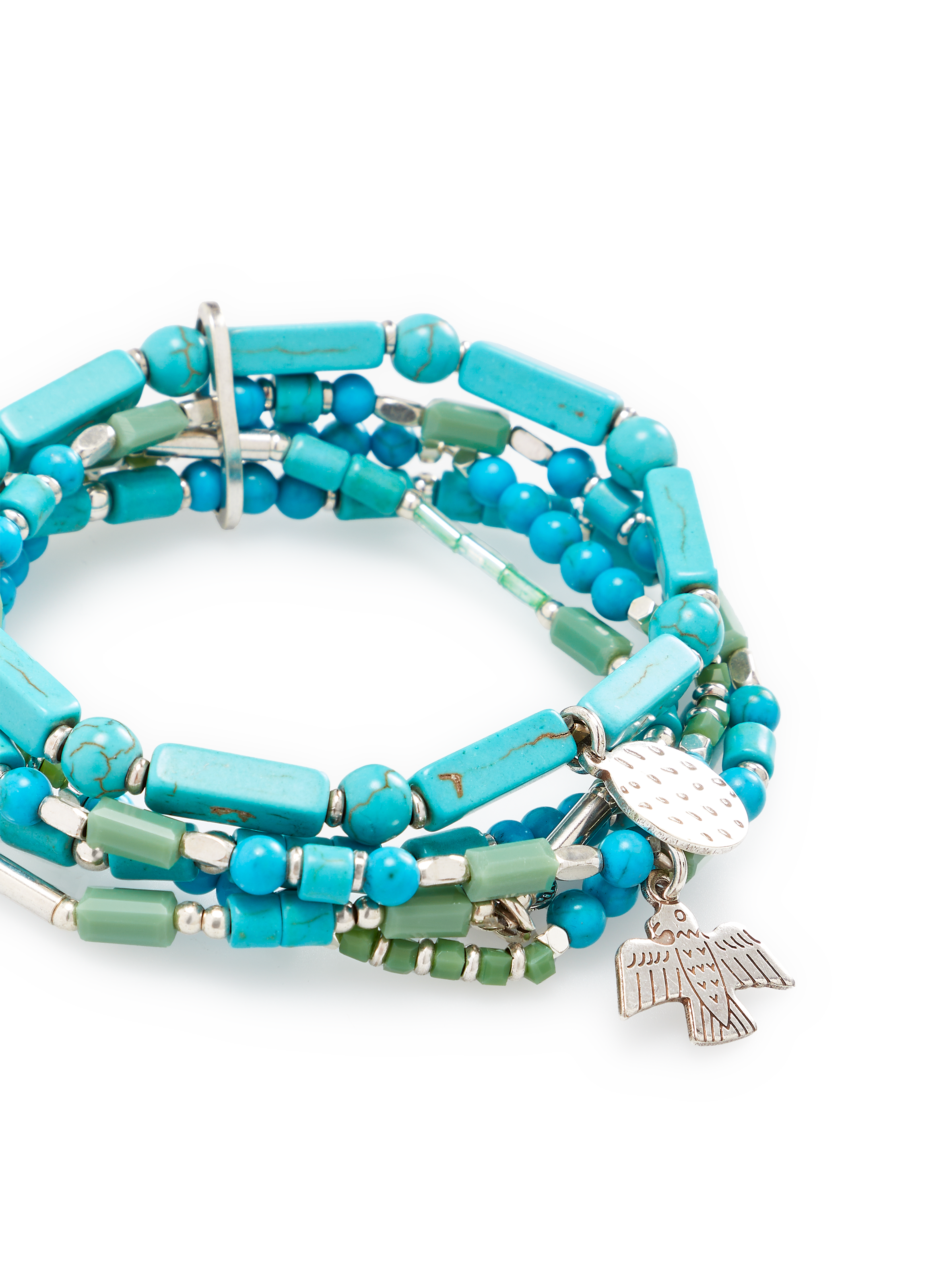 Bracelet 5 rangs Lucky charms