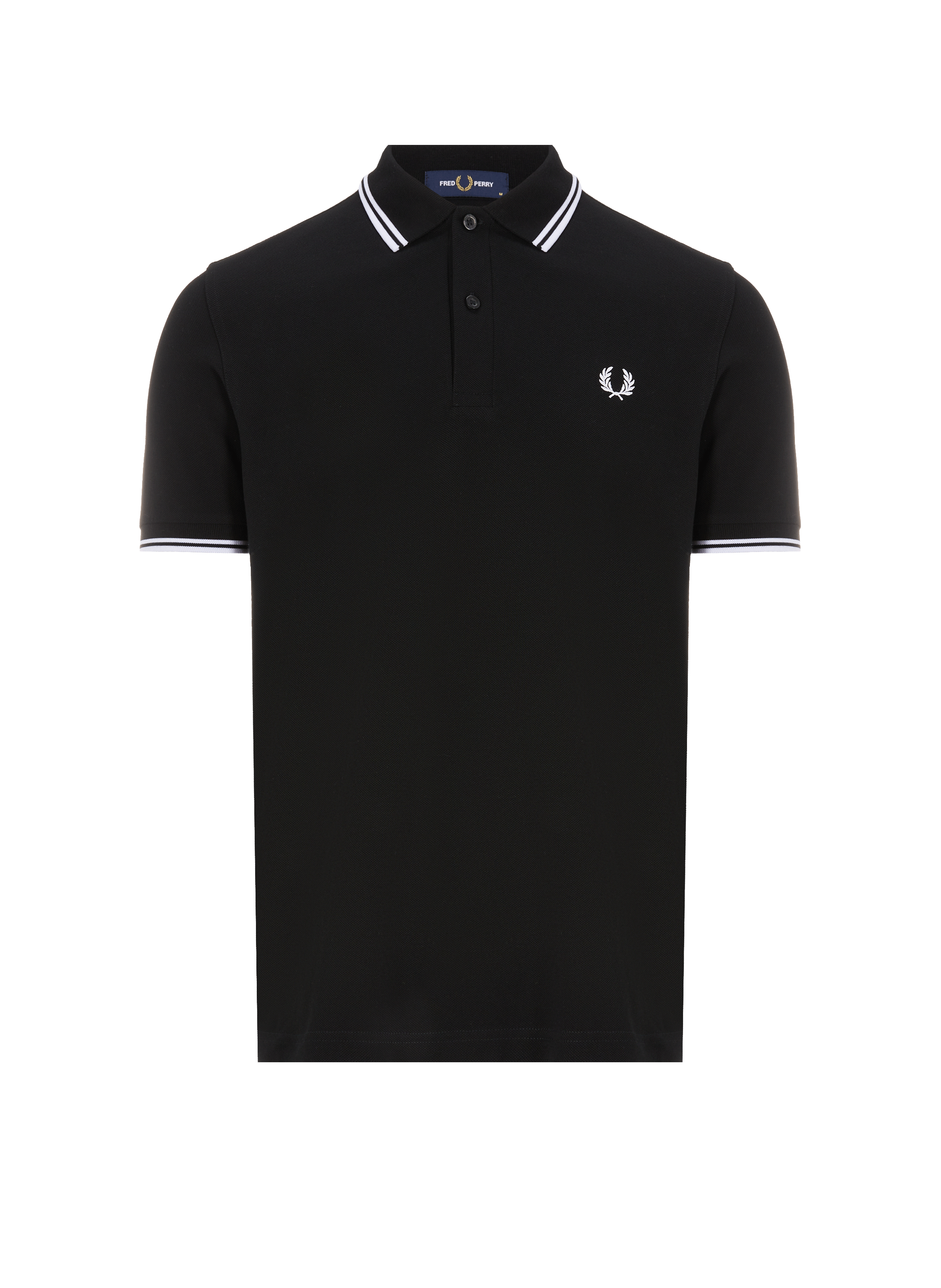 Cotton piqué polo shirt FRED PERRY Black