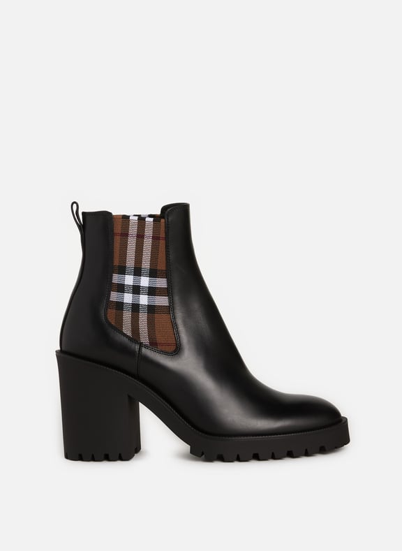 BOTTINES EN CUIR BURBERRY pour FEMME Printemps