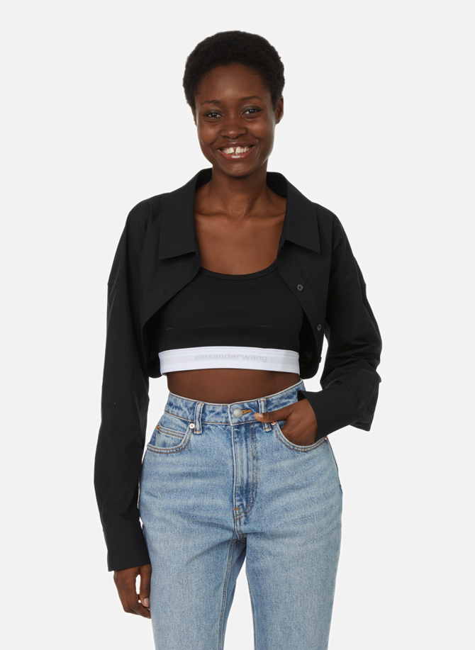Cropped shirt with top ALEXANDER WANG