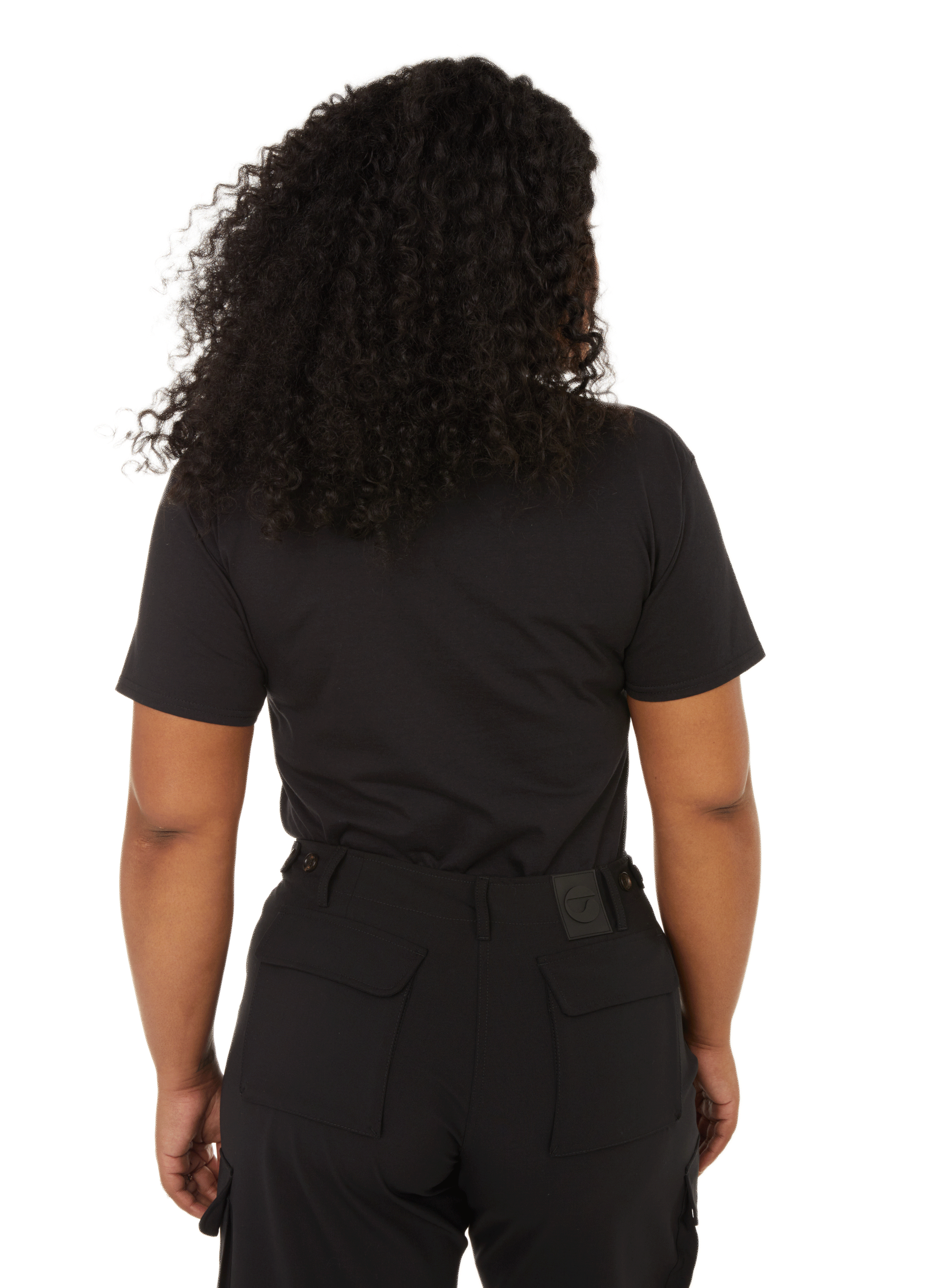 T-shirt imprimé en coton  Noir