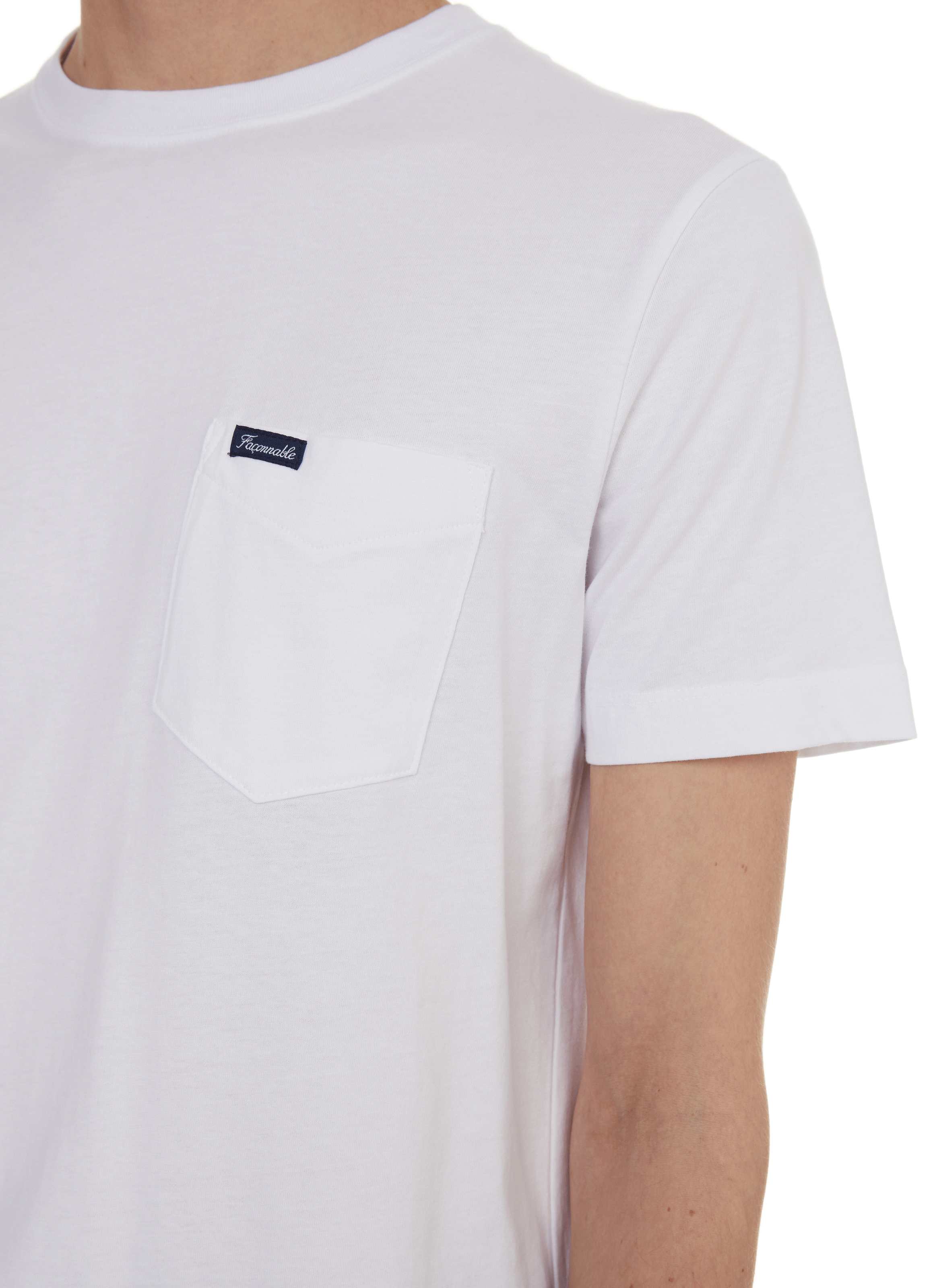 Cotton T-shirt FACONNABLE White