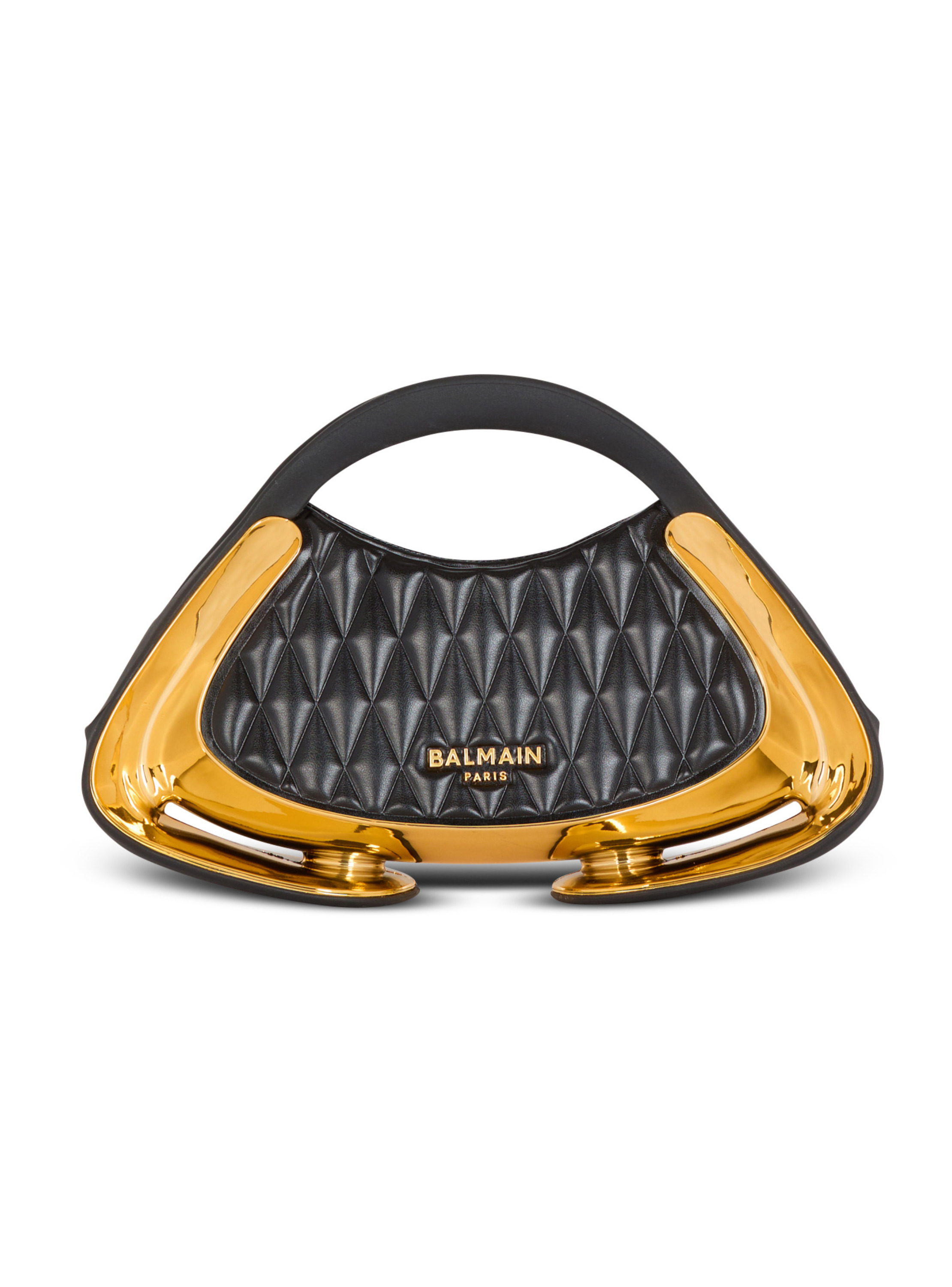 Sac jolie madame small matelassé BALMAIN Noir