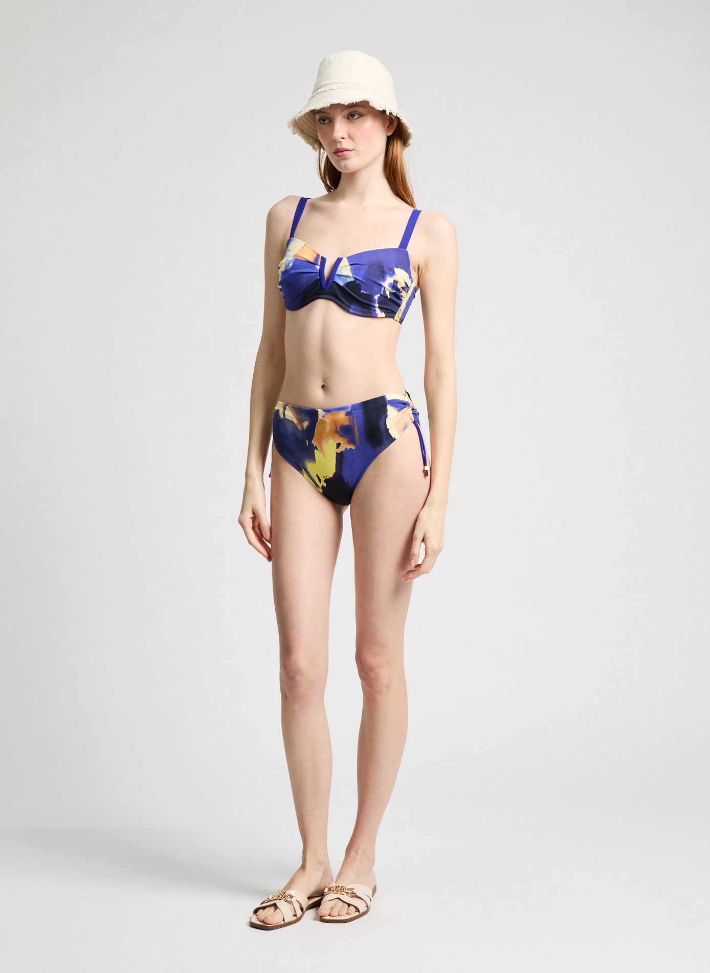 Fringed cotton bob SAISON 1865 Beige