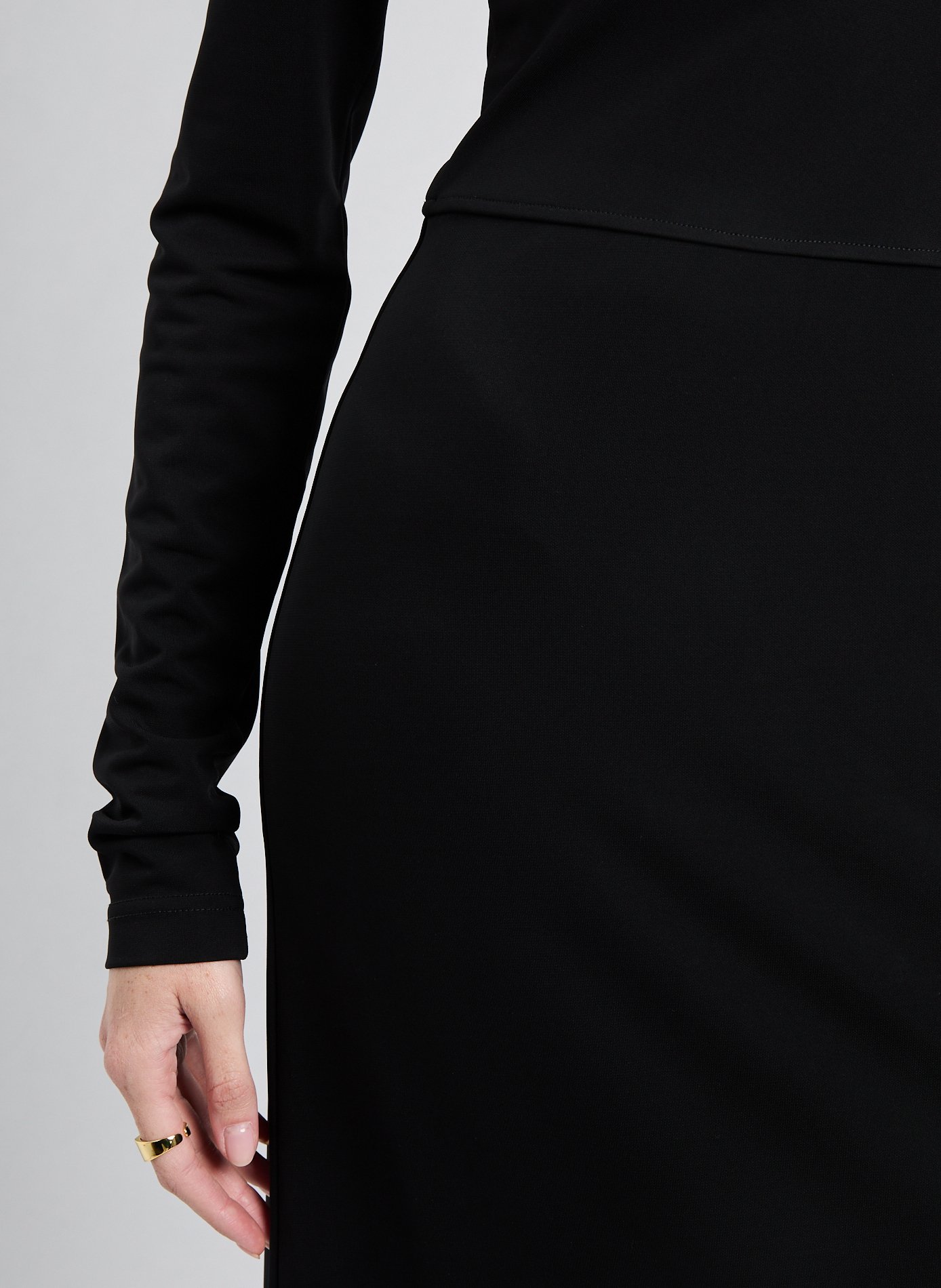 Robe longue moulante TOTEME Noir