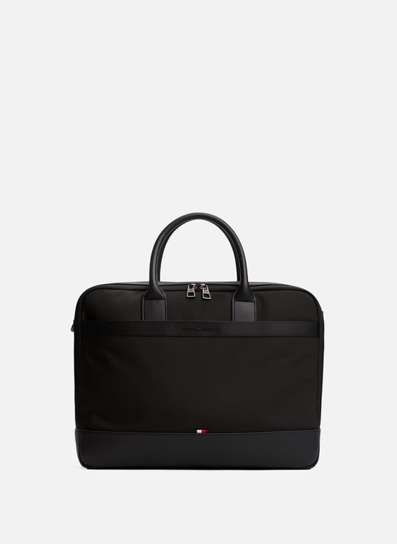 Plain laptop bag Black by TOMMY HILFIGER TOMMY HILFIGER Plain laptop bag Black