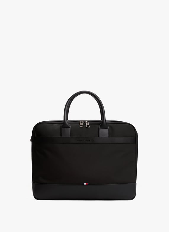Sacoche pour ordinateurs uni | Noir by TOMMY HILFIGER Sacoche pour ordinateurs uni Noir