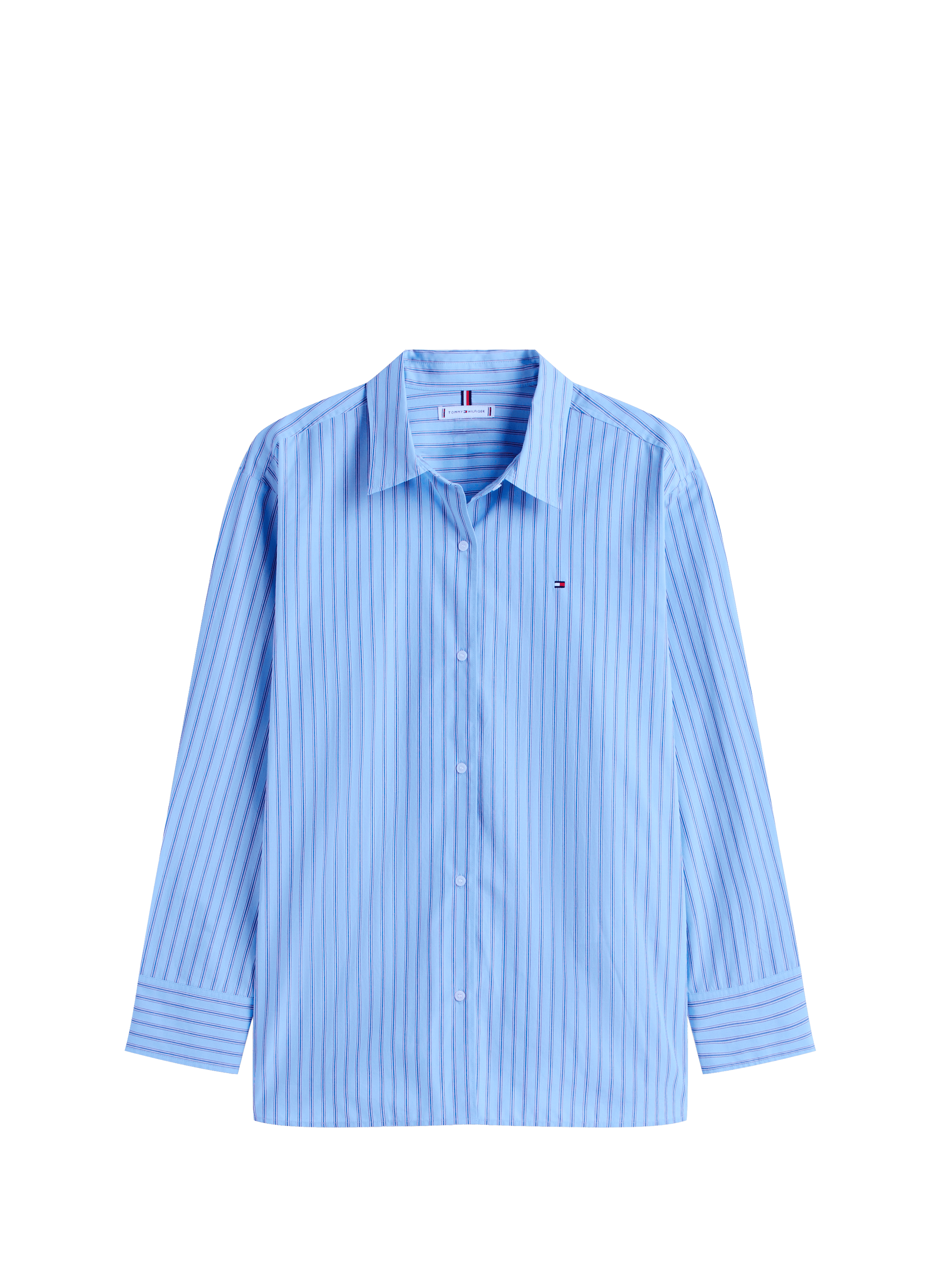 Oversized striped shirt TOMMY HILFIGER Blue