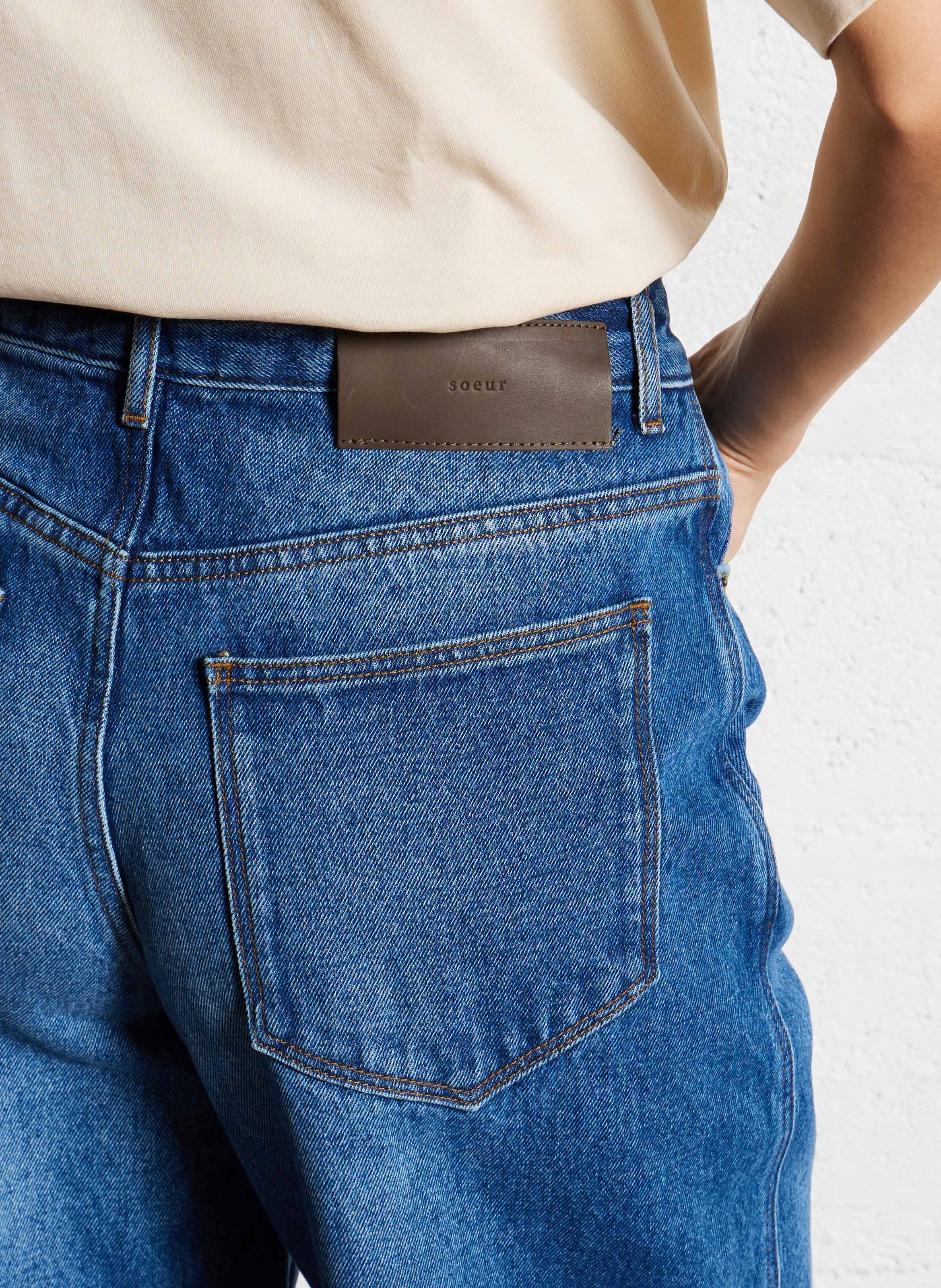 Jean large en coton Eliott SOEUR Bleu