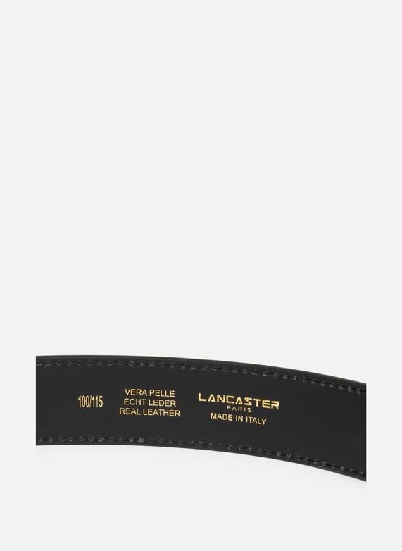 Petit ceinture - ceinture cuir lisse femme | Noir by LANCASTER Petit ceinture - ceinture cuir lisse femme Noir
