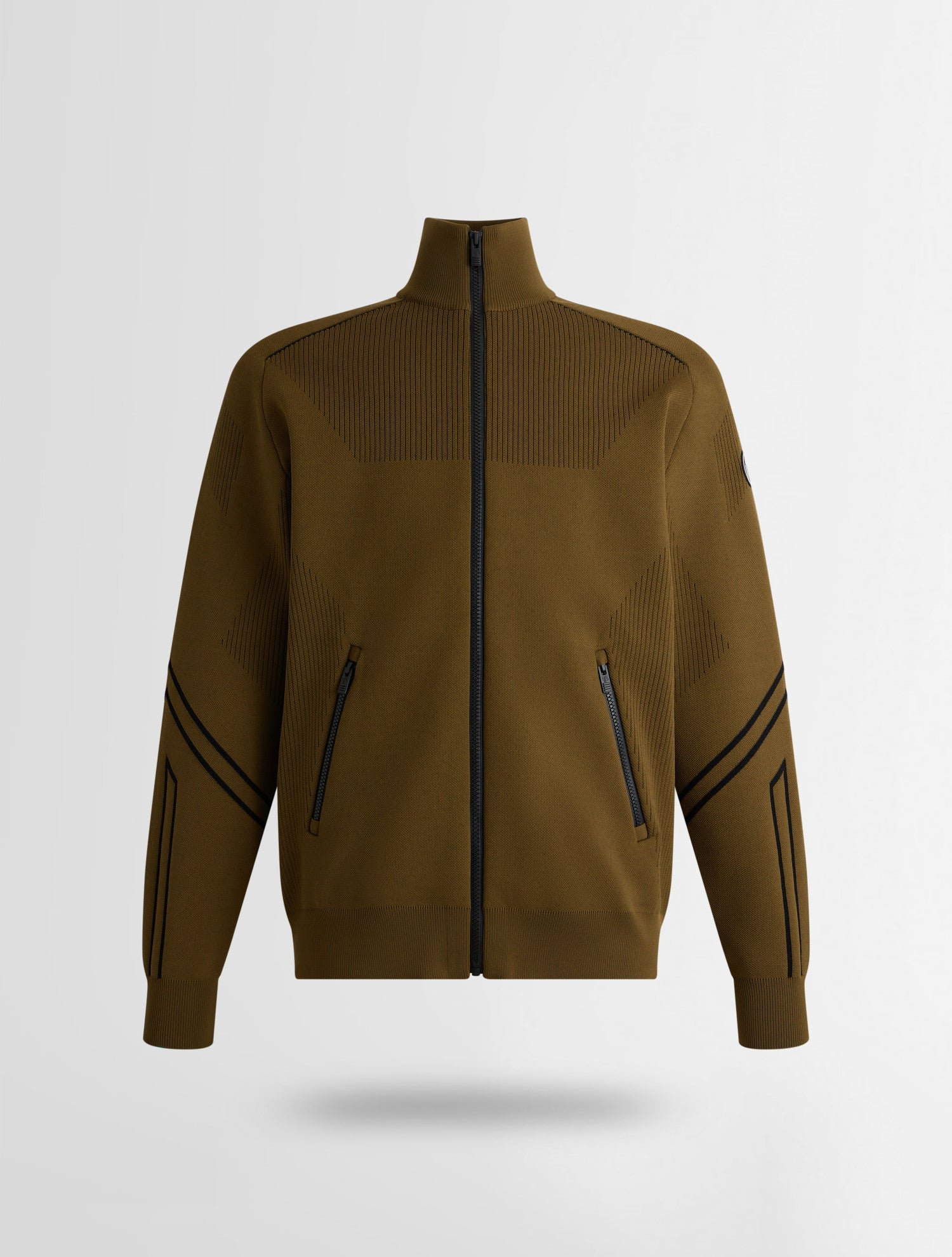 Gilet cyrion col montant  coupe regular FUSALP Marron