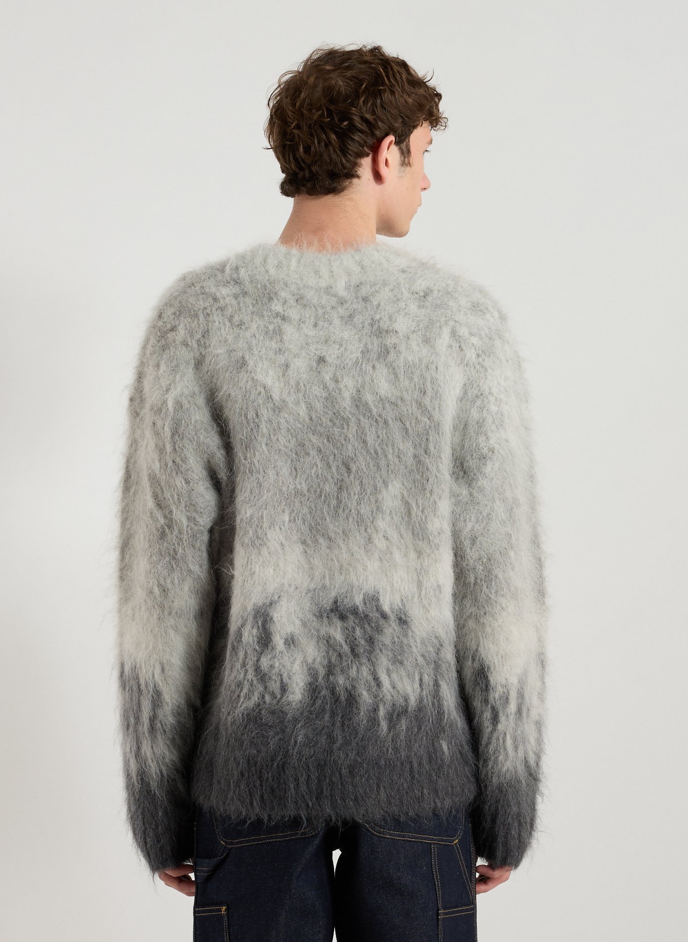 Fluffy sweater REPRESENT Grey