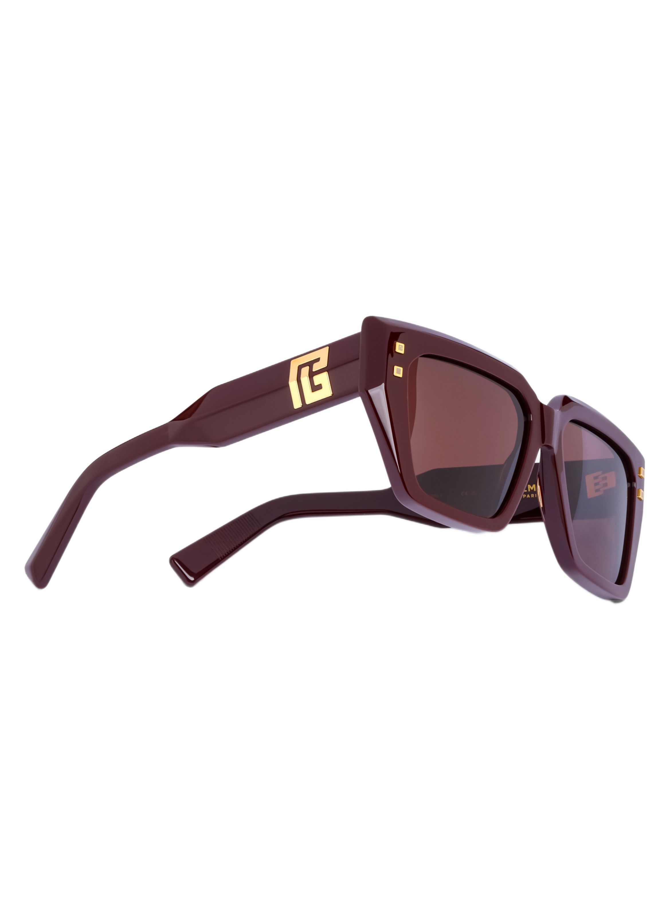 Lunettes de soleil b-fame BALMAIN Rouge