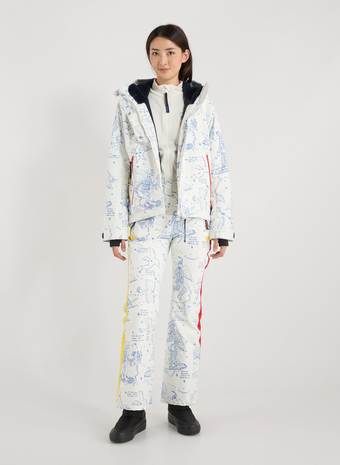 Veste de ski imprimée Climi ROSSIGNOL Gris