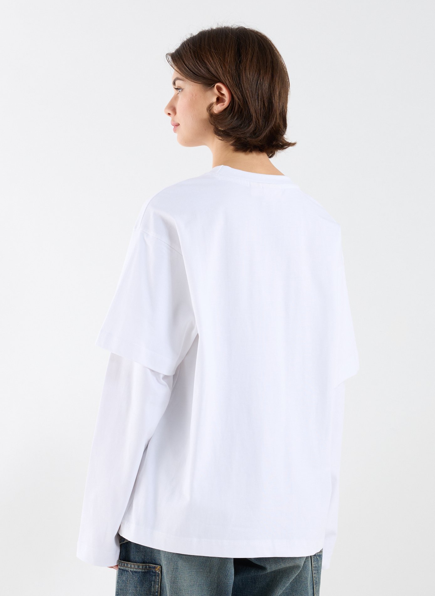 Oversized cotton T-shirt GERTRUDE ET GASTON White