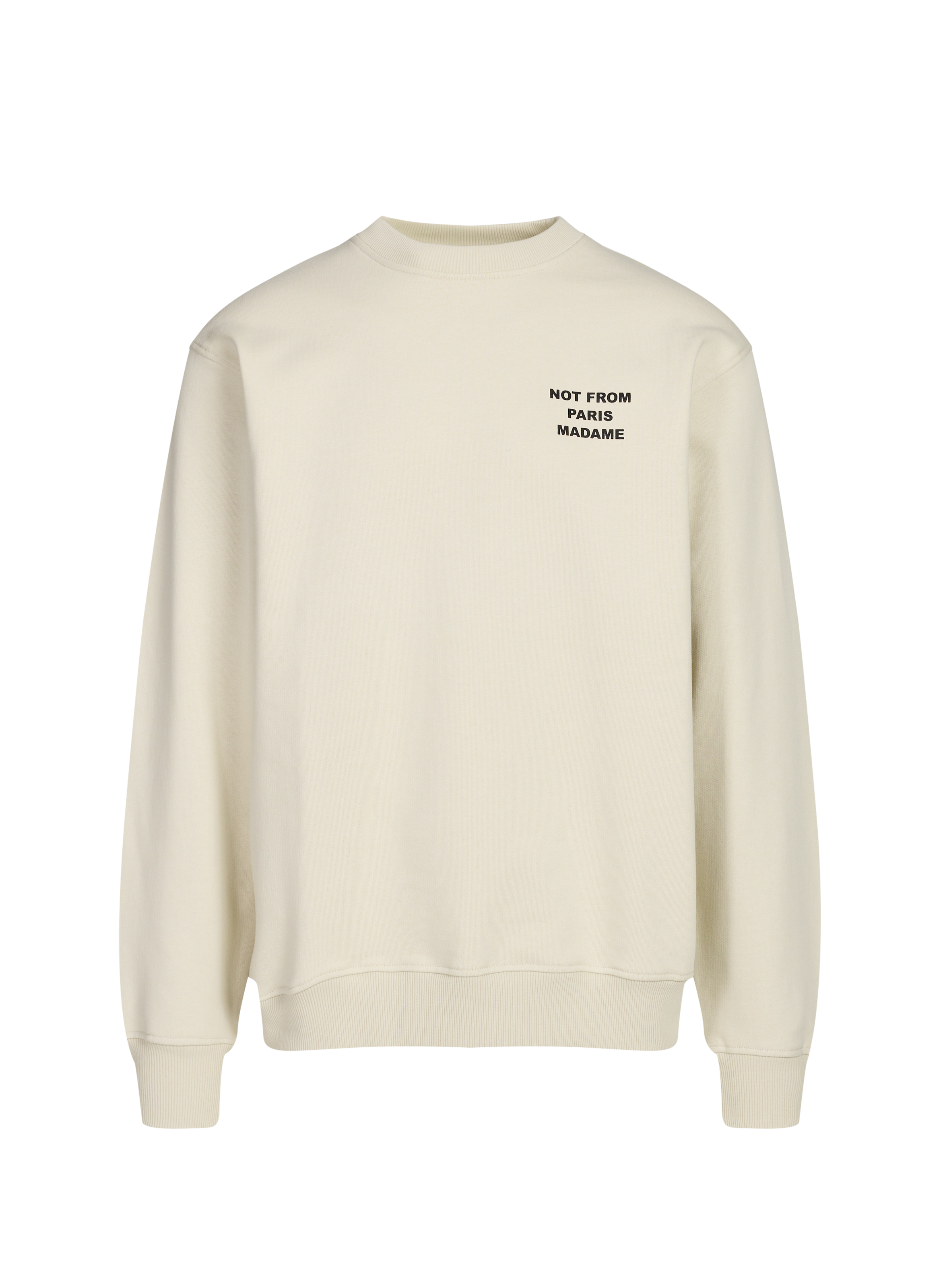 DROLE DE MONSIEUR Cotton sweatshirt Beige