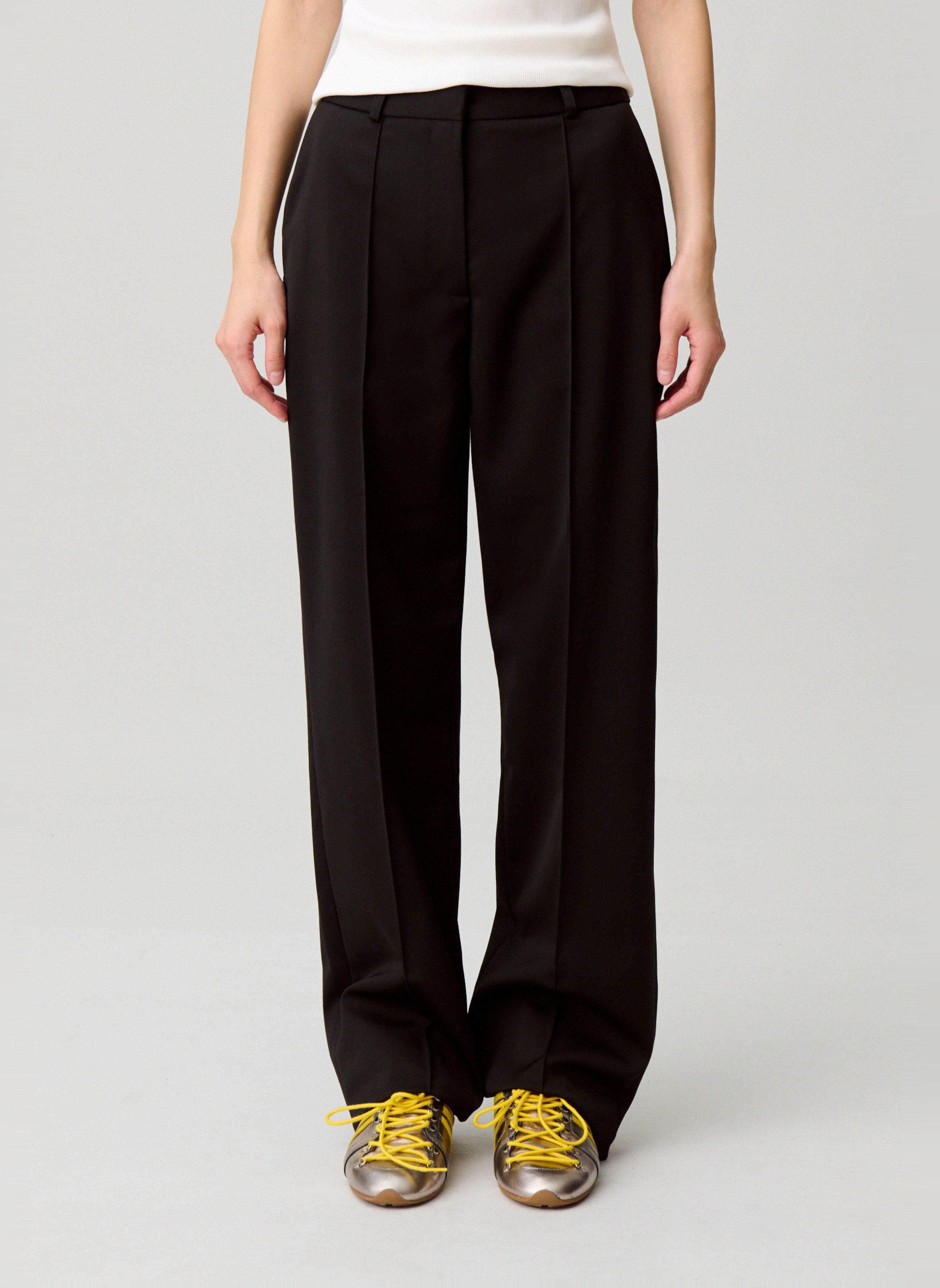 Pantalon droit CLAUDIE PIERLOT Noir