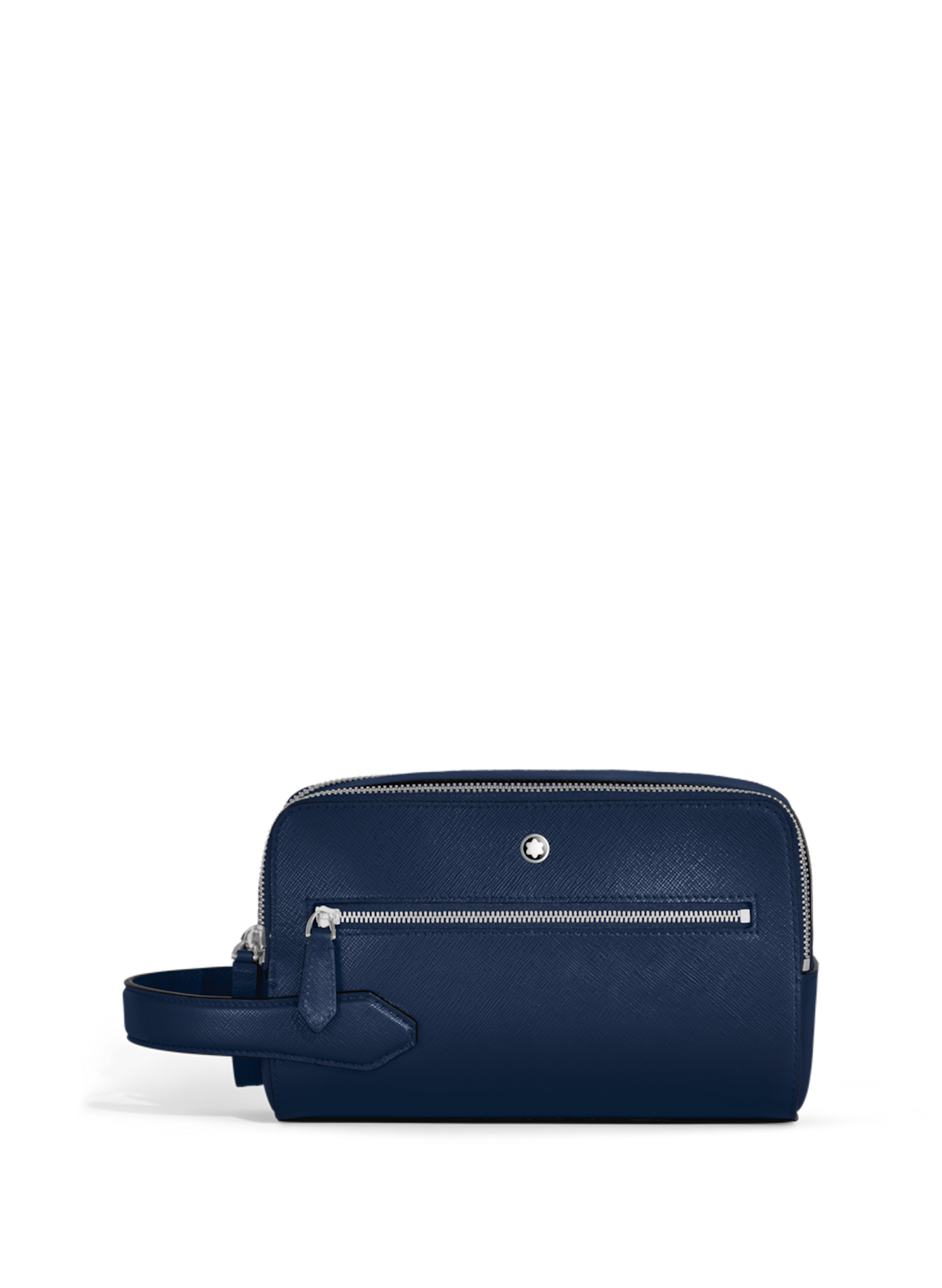 Leather toiletry bag MONTBLANC Blue