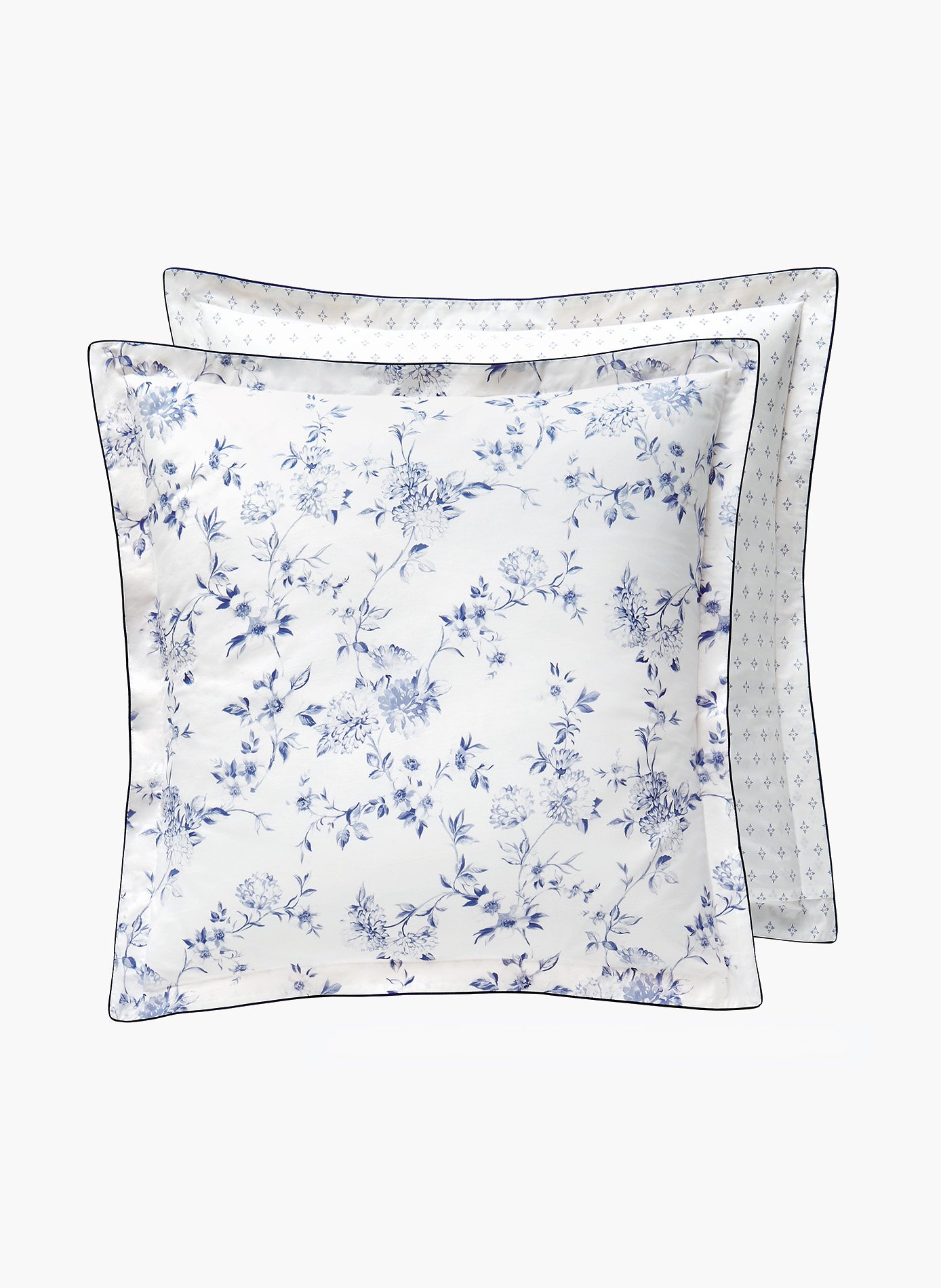 TAIE D'OREILLER Malacca ANNE DE SOLENE Bleu