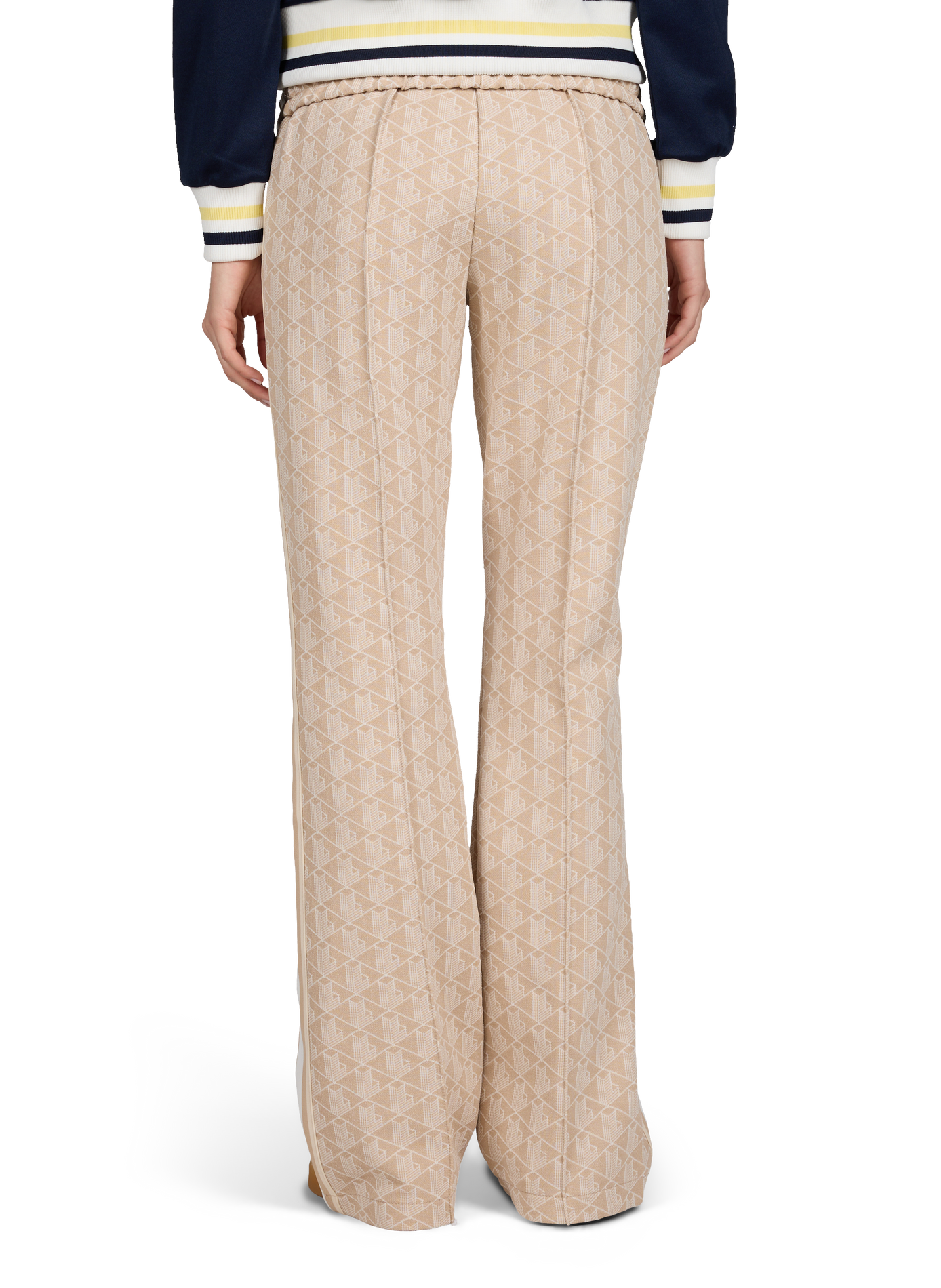 Straight pants with monogram LACOSTE Multicolour