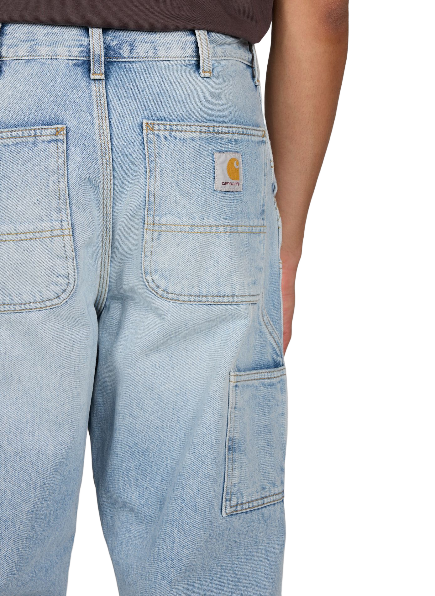 Straight cotton jeans CARHARTT WIP Blue