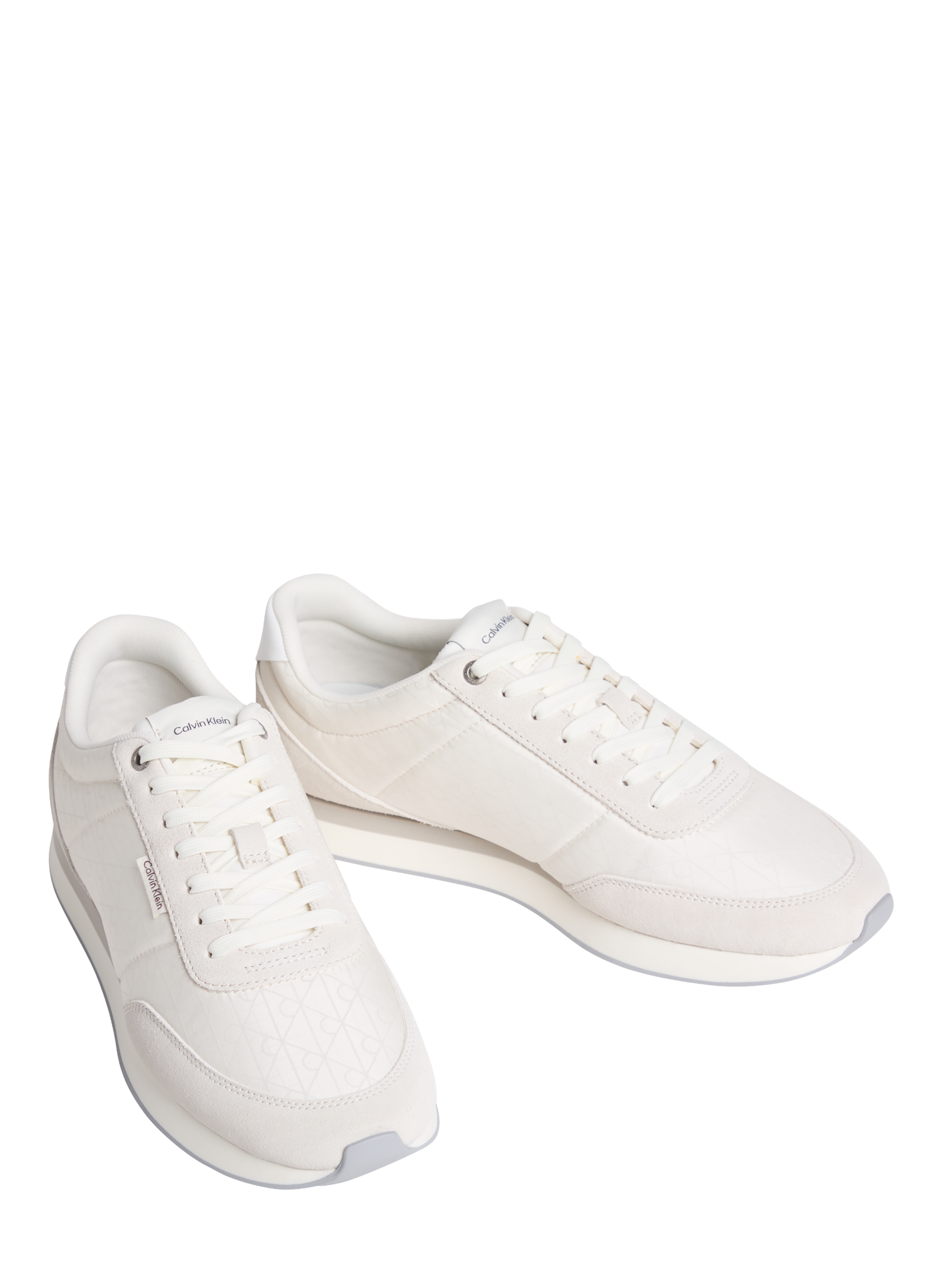Baskets basses Retro Runner Ripstop CALVIN KLEIN Blanc
