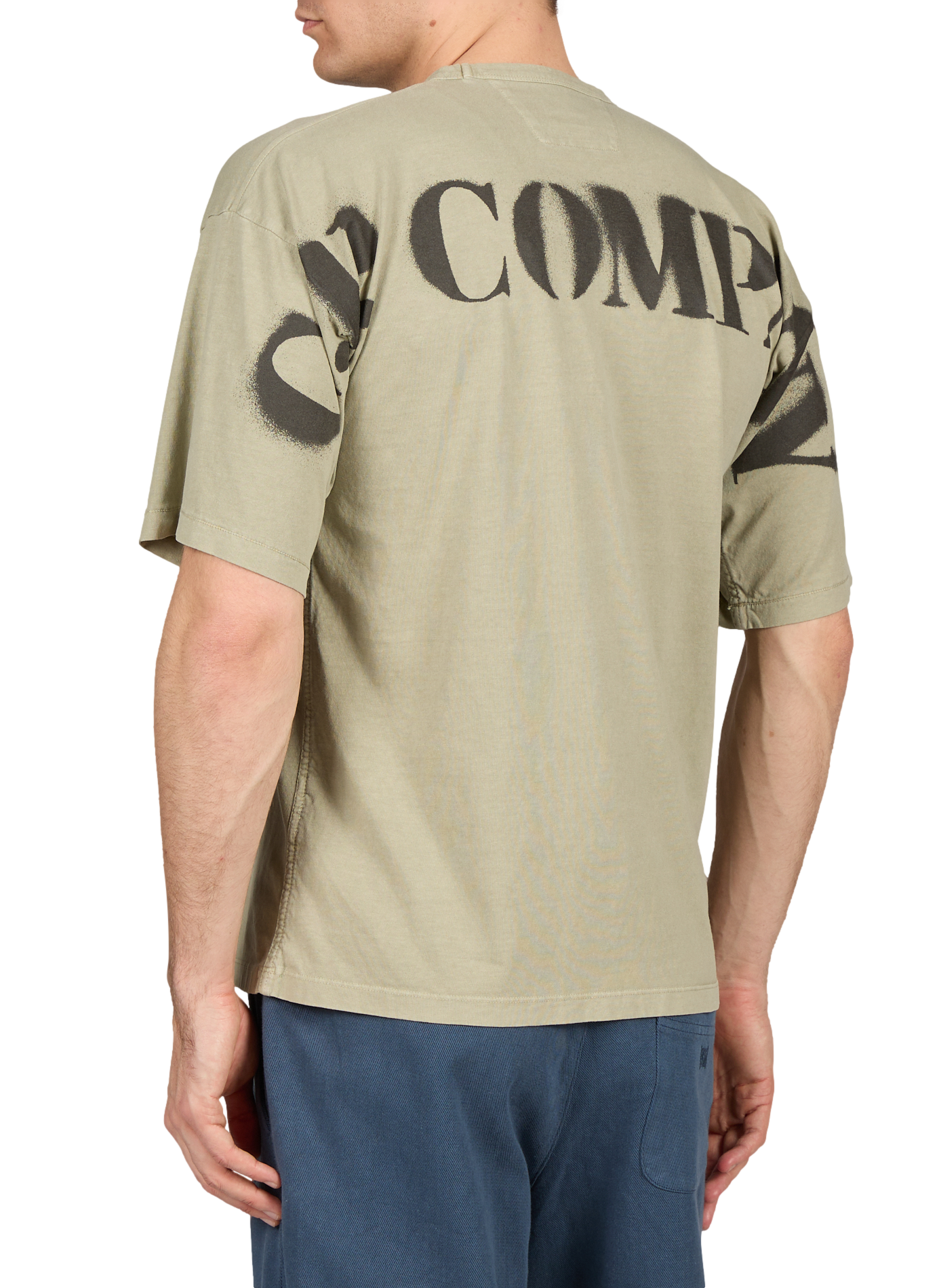 Bedrukt katoenen T-shirt CP COMPANY Groen