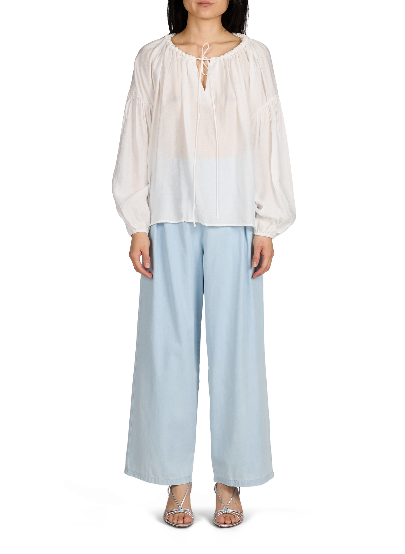 Blouse Isenora vloeiend ARTLOVE Beige