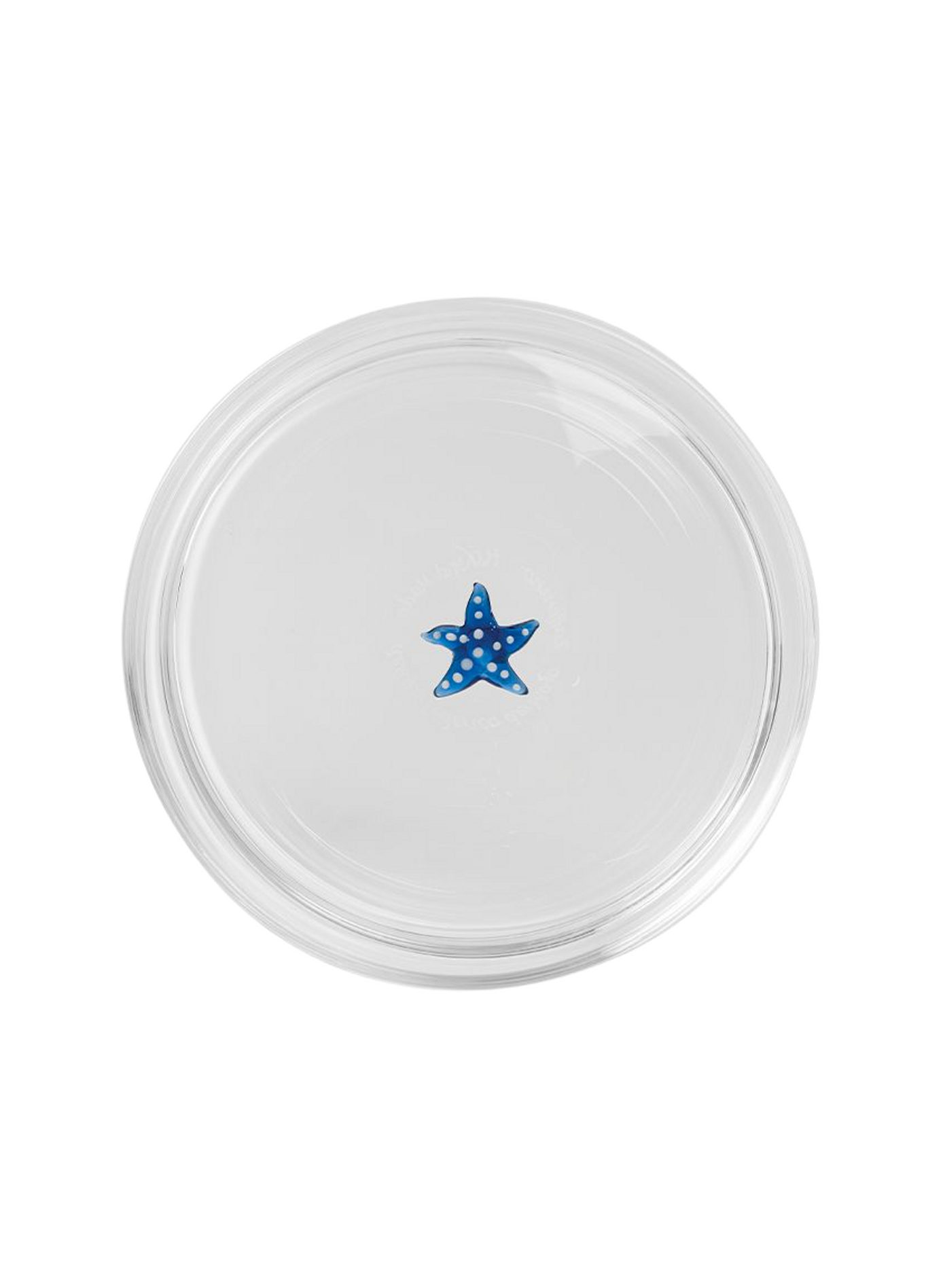 Bol Teca Mare in glas. ZAFFERANO Blauw