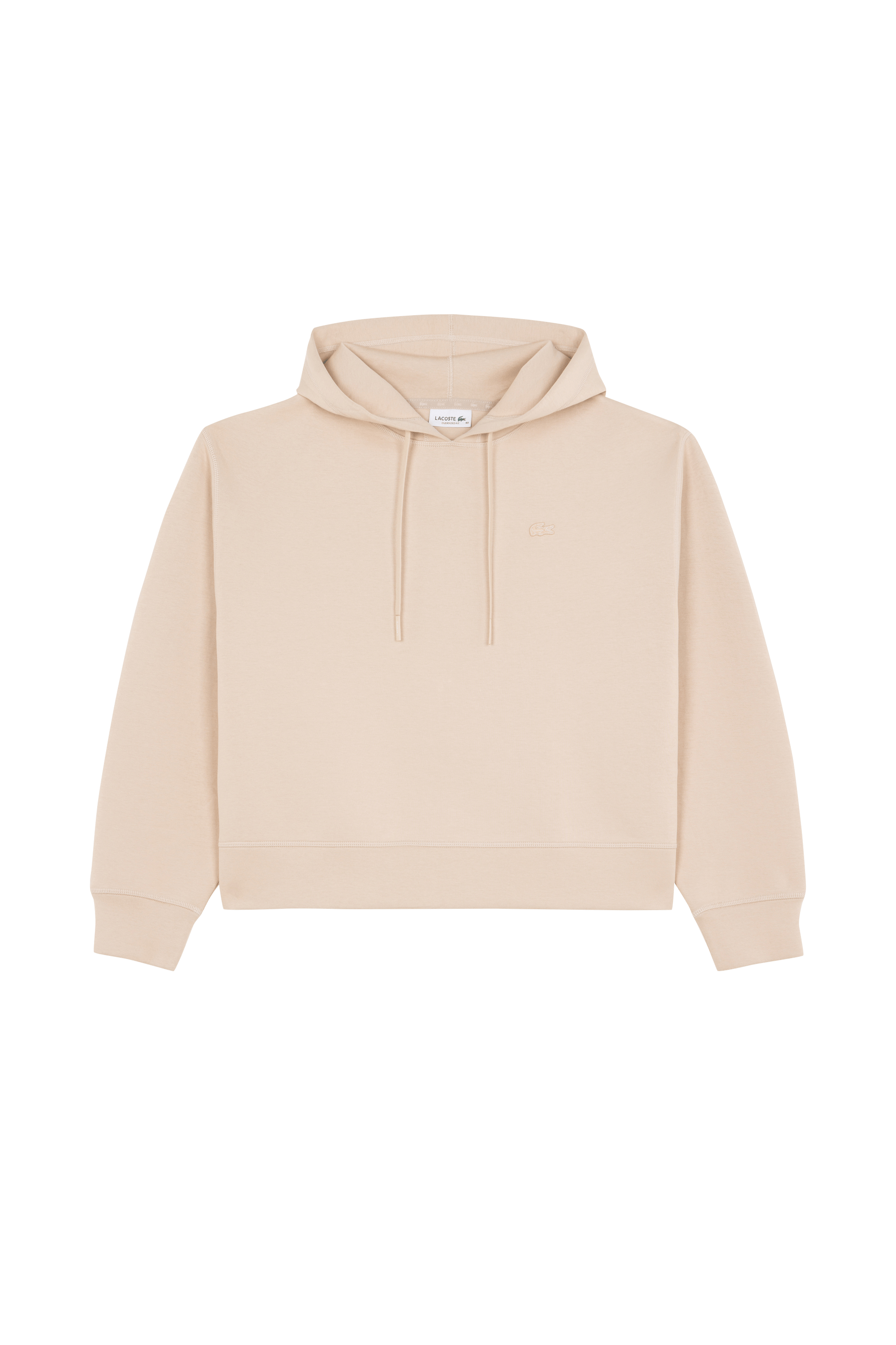 Hoodie sweatshirt LACOSTE Beige