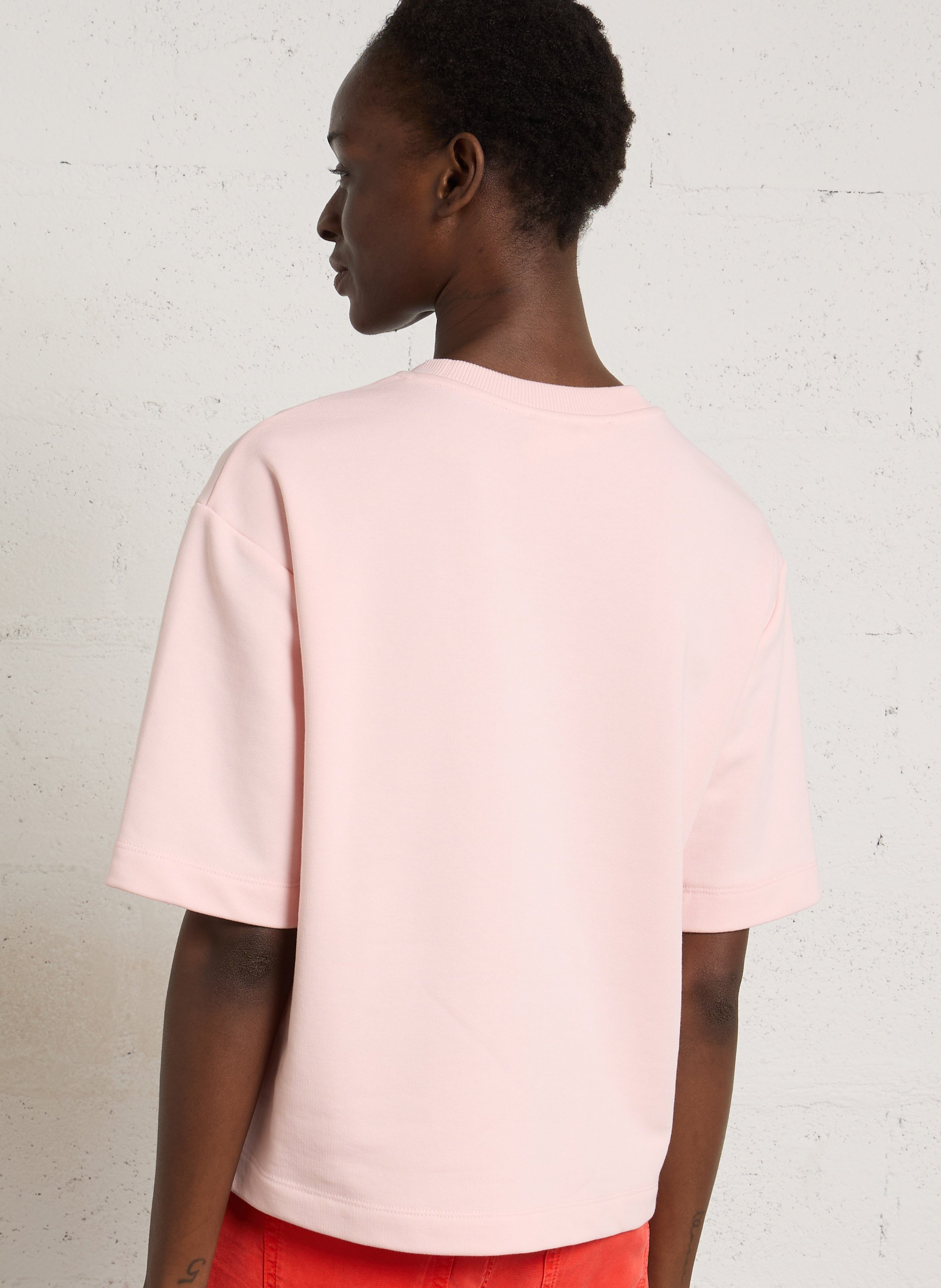 Sweat oversize en coton mélangé loma MAISON 123 Rose