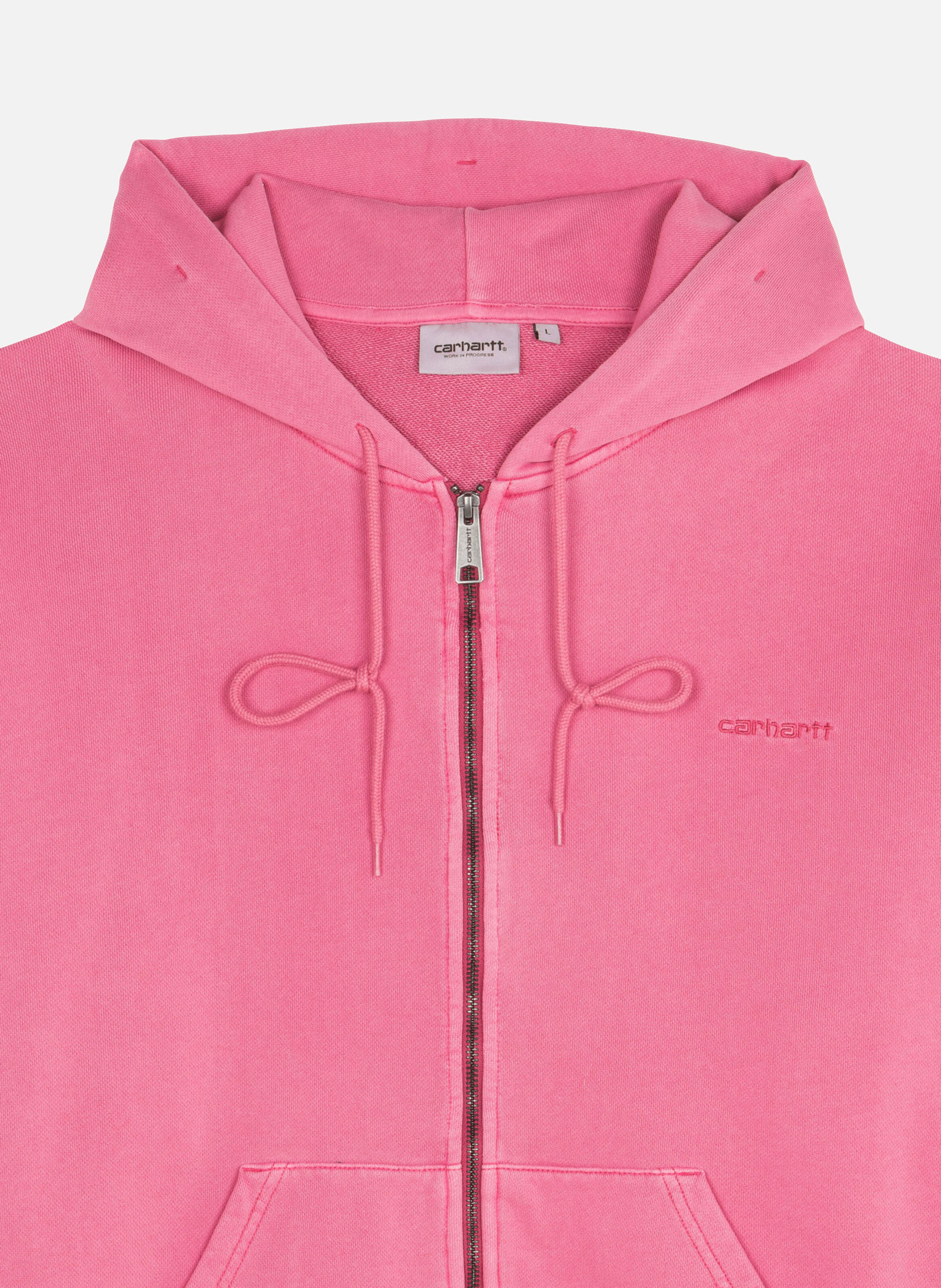 Hoodie zippé hooded benton sweat jacket CARHARTT WIP Rose