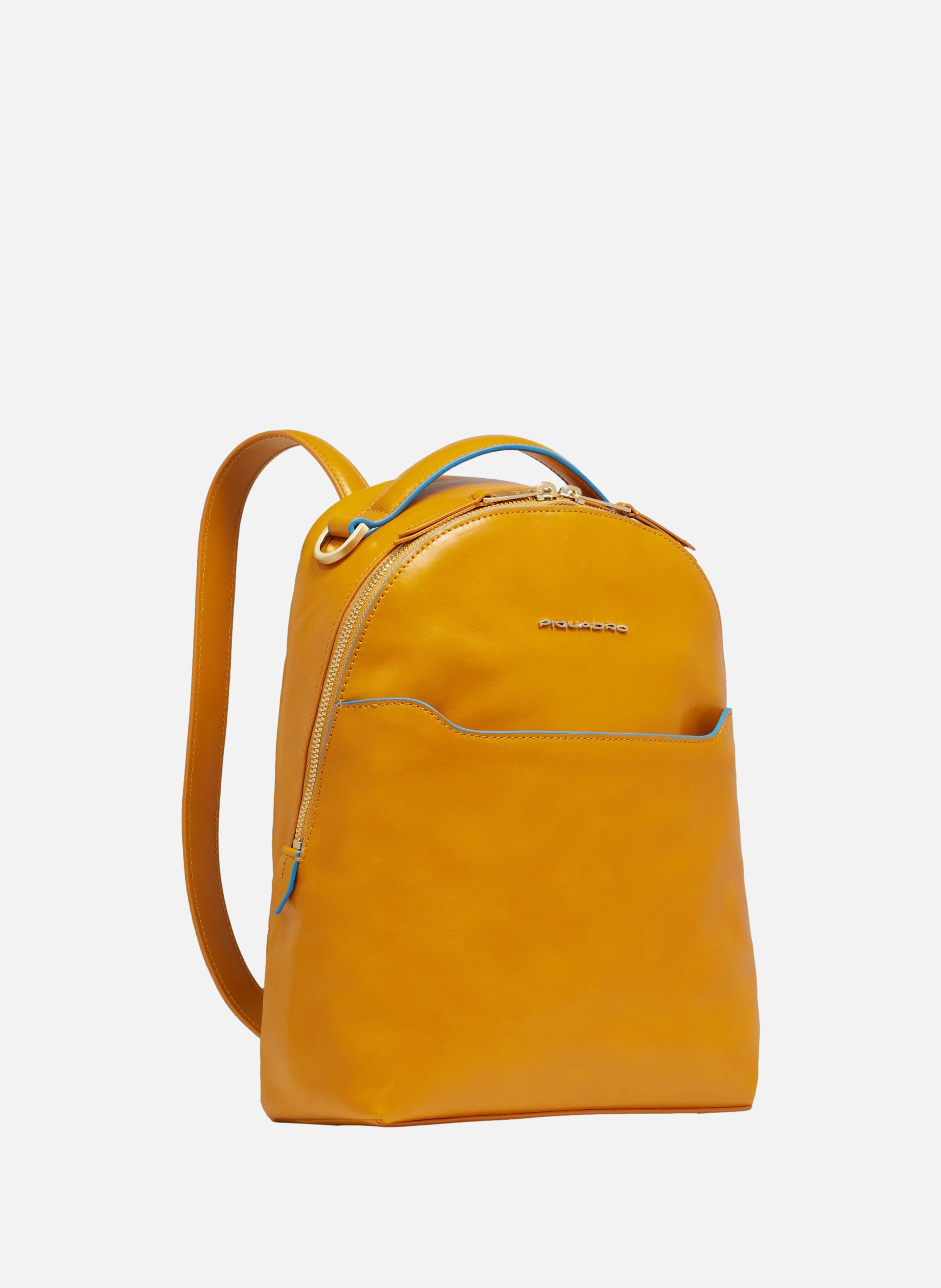 Kleine damesrugzak PIQUADRO Geel