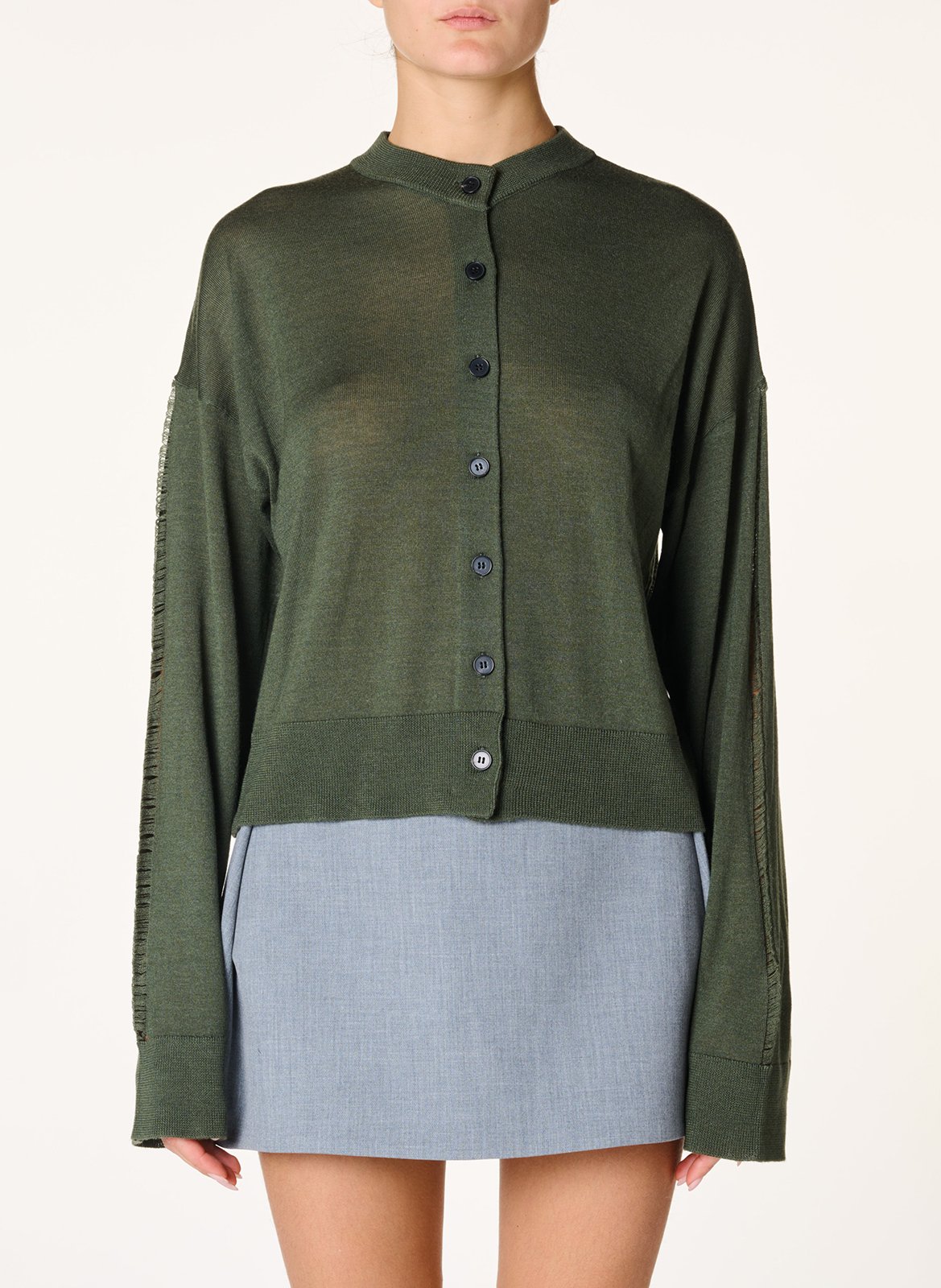 Gilet manches oversize en laine mélangée iconia IRO Vert