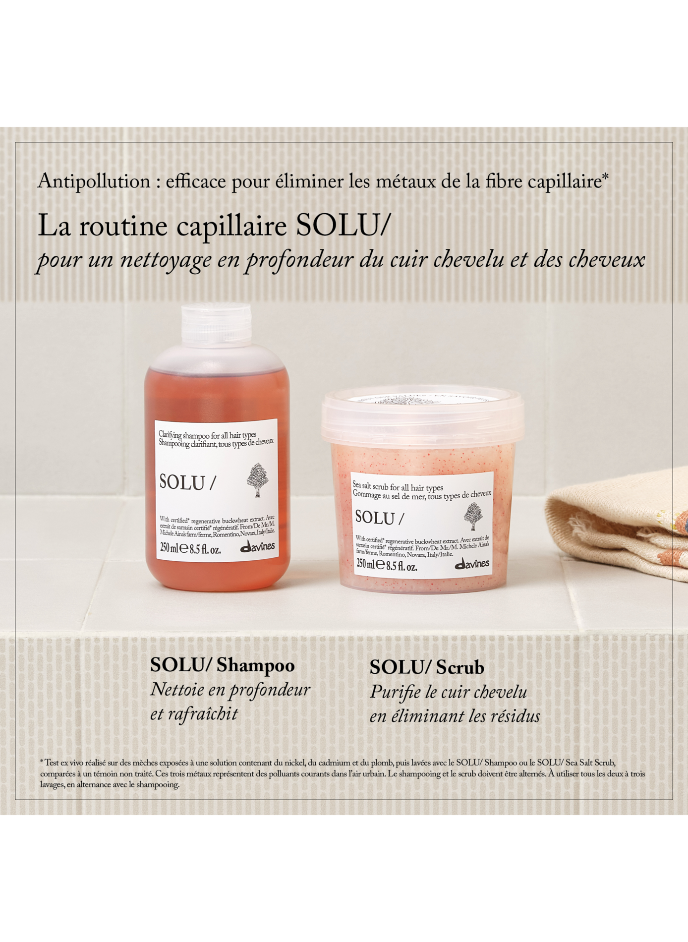 Solu Sea Salt Scrub DAVINES No color