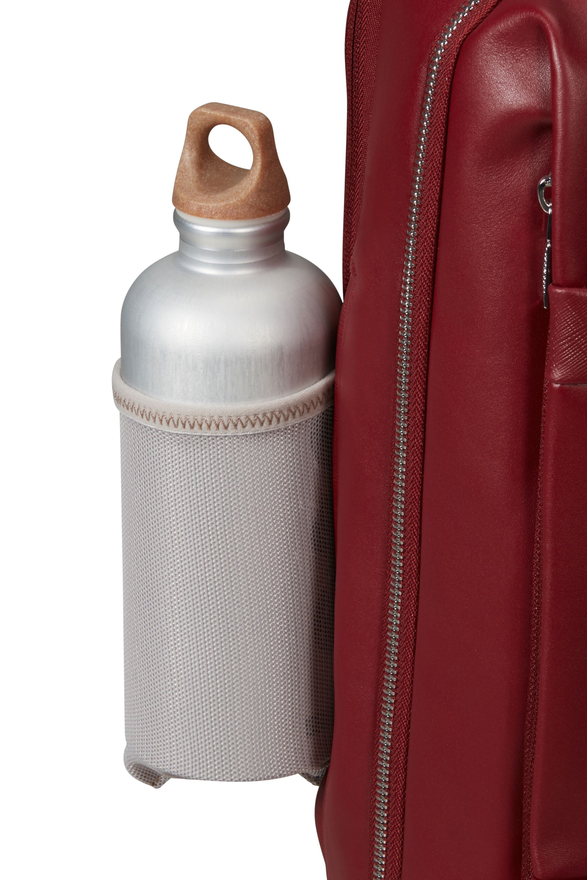 Image biz leather sac à dos ordinateur SAMSONITE Rouge