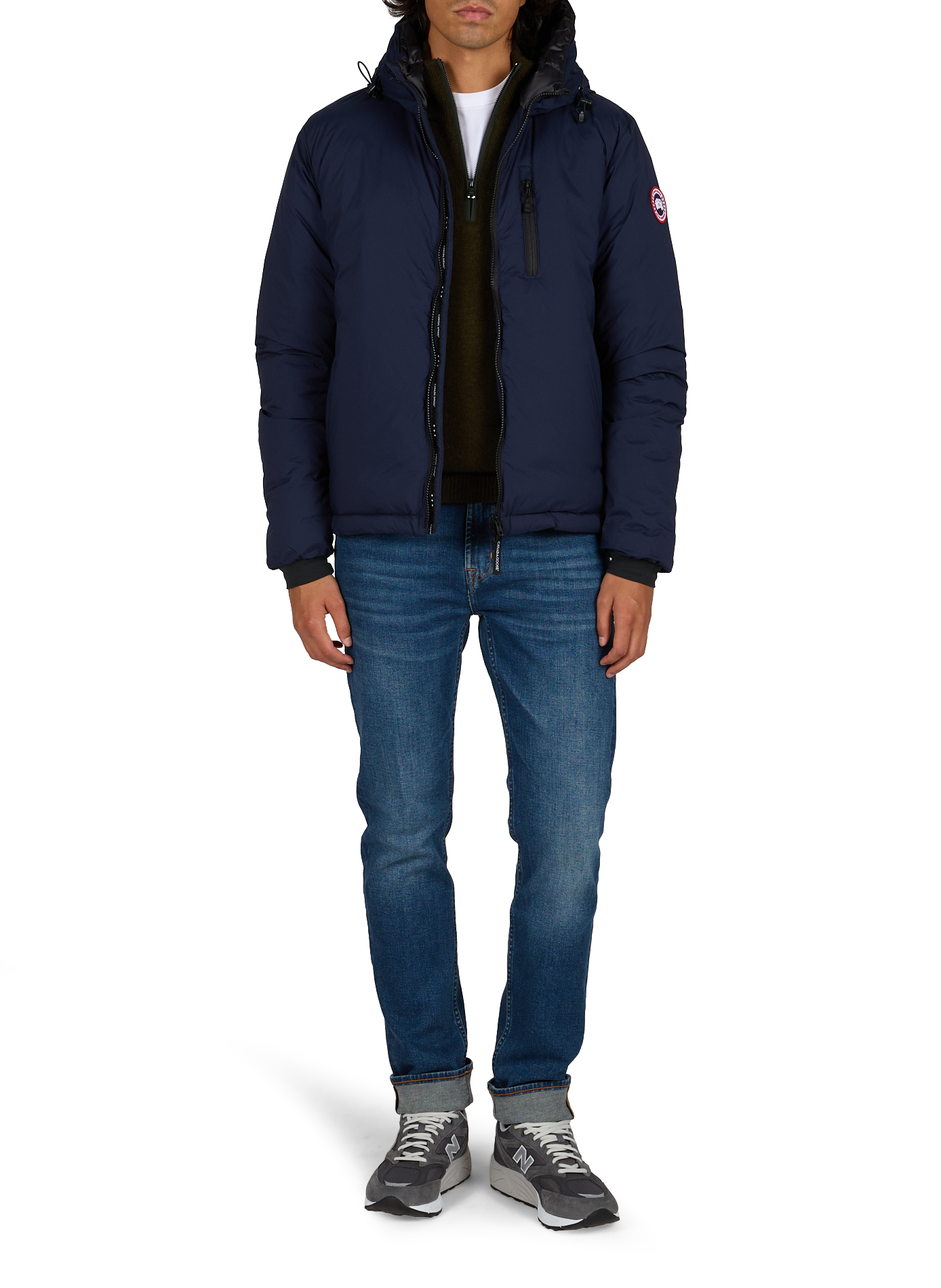 Winterjas met capuchon CANADA GOOSE Blauw