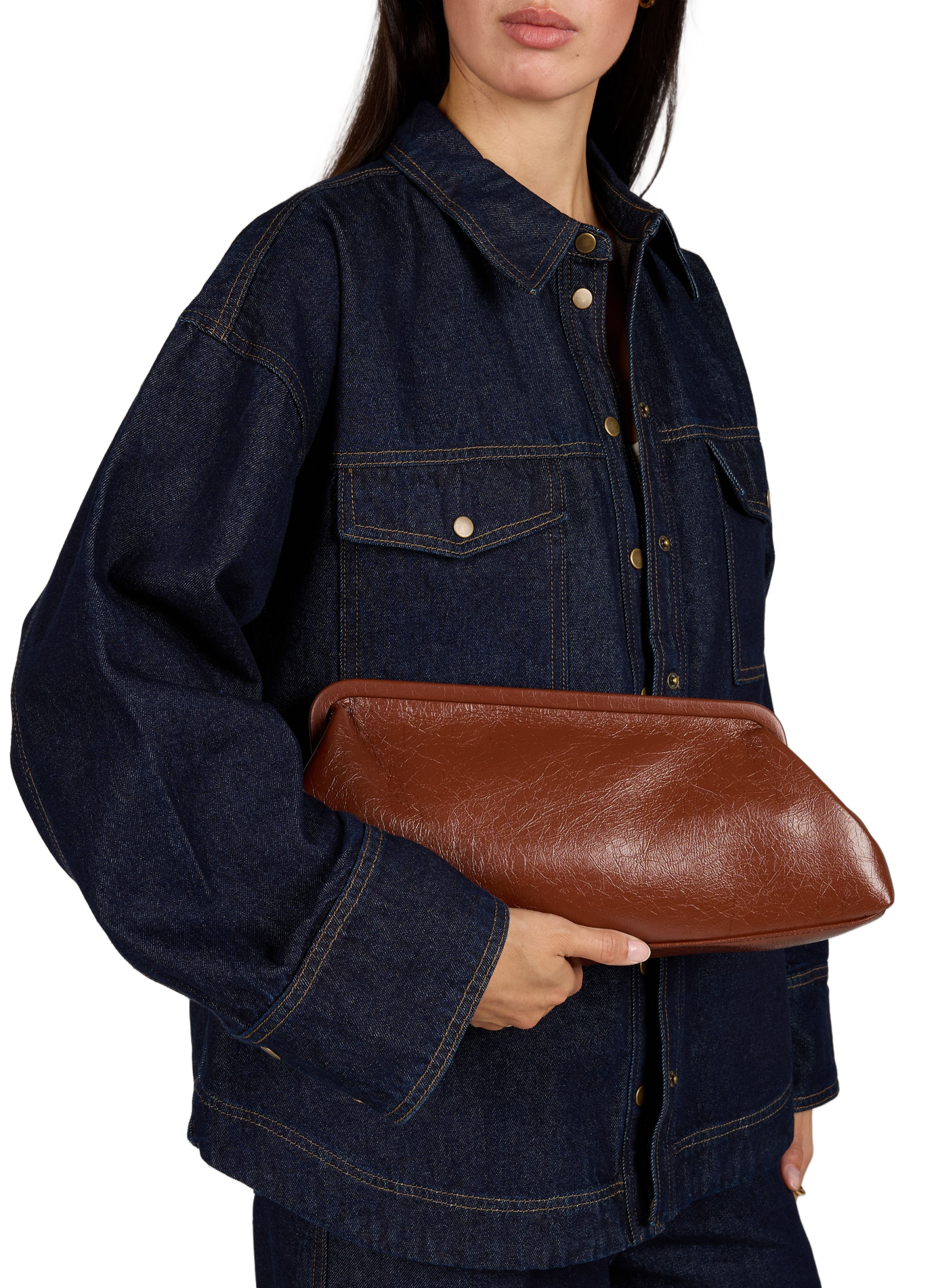 Cartera asimétrica Tsanna TOPSHOP Marrón
